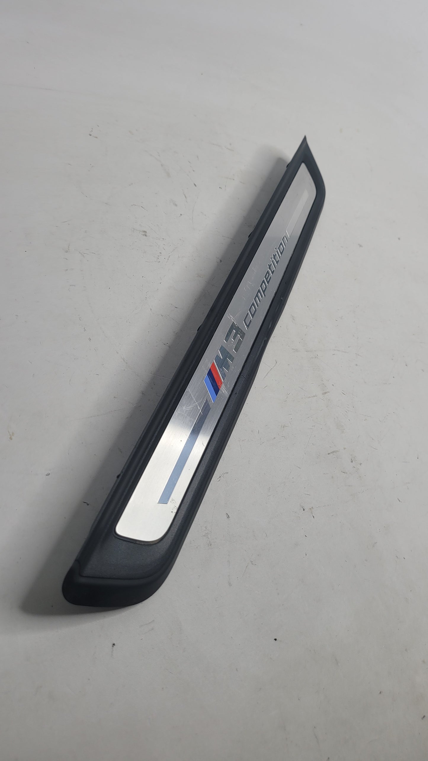 BMW G80 M3 COMPETITION OEM FRONT DOOR SILL KICK PLATE 9451626-01 - MPerformance.parts