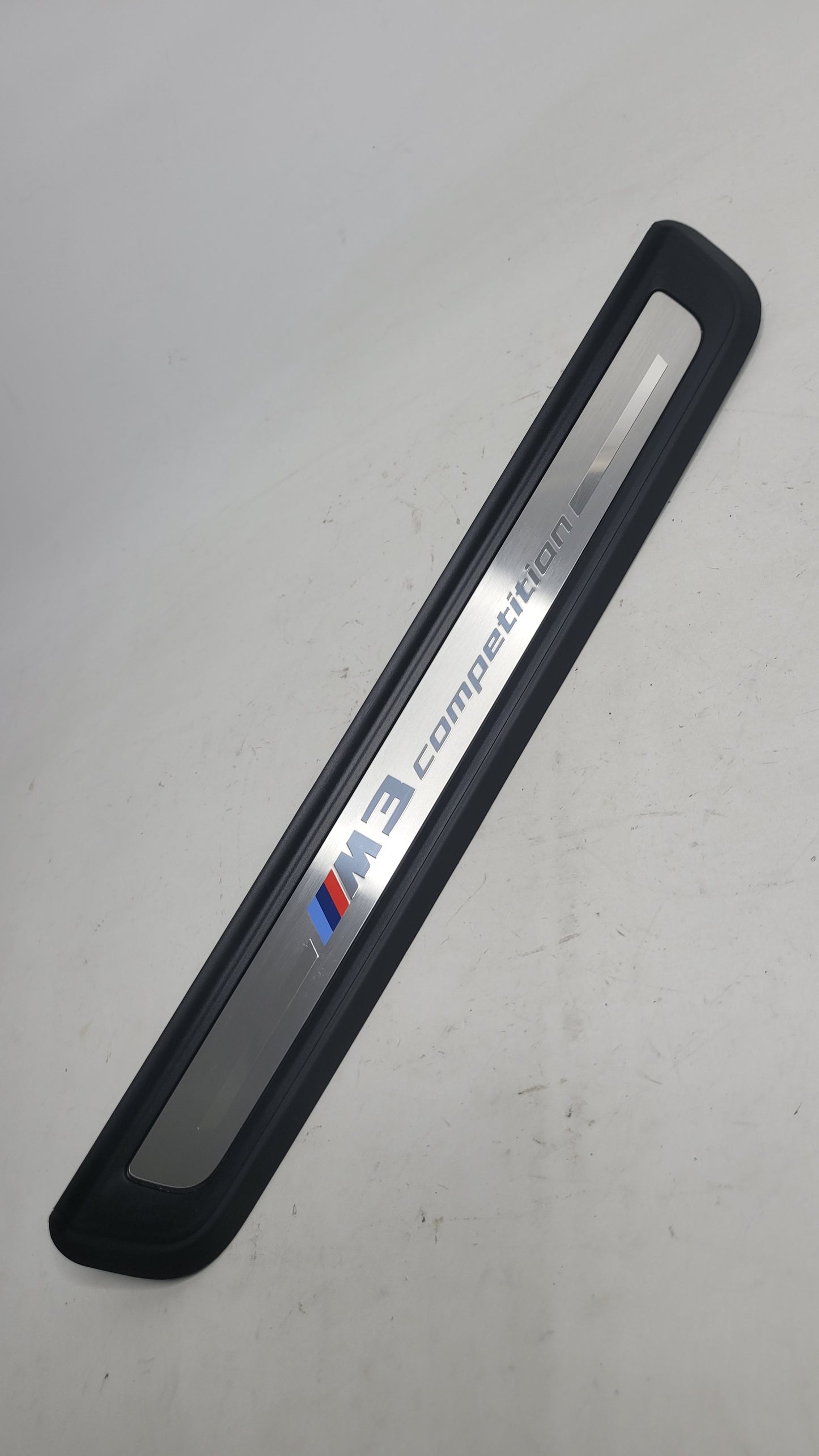 BMW G80 M3 COMPETITION OEM FRONT DOOR SILL KICK PLATE 9451626-01 - MPerformance.parts
