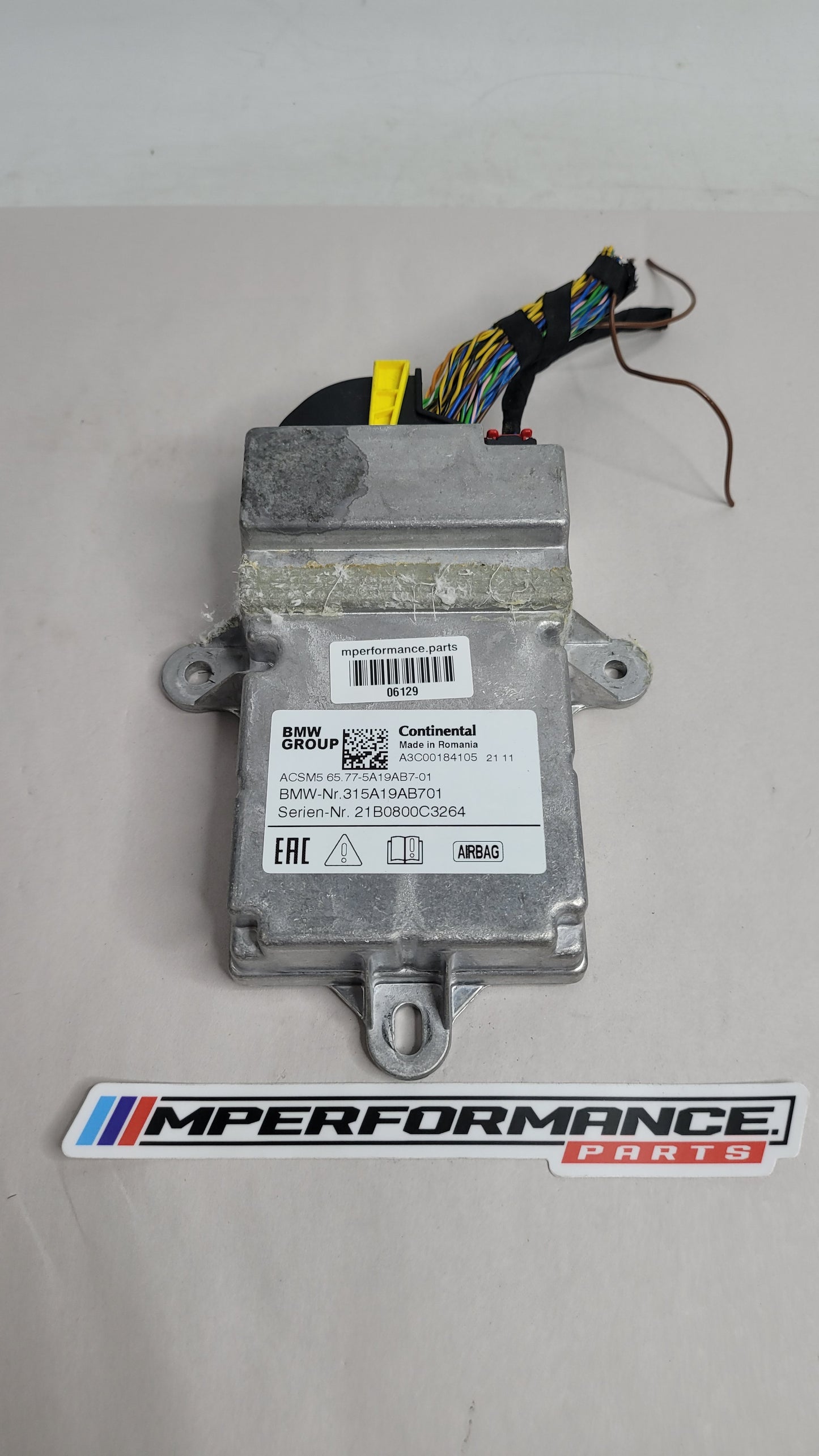 BMW M3 G80 Crash Impact Airbag Control Unit + cabling 5A19AB7 - MPerformance.parts