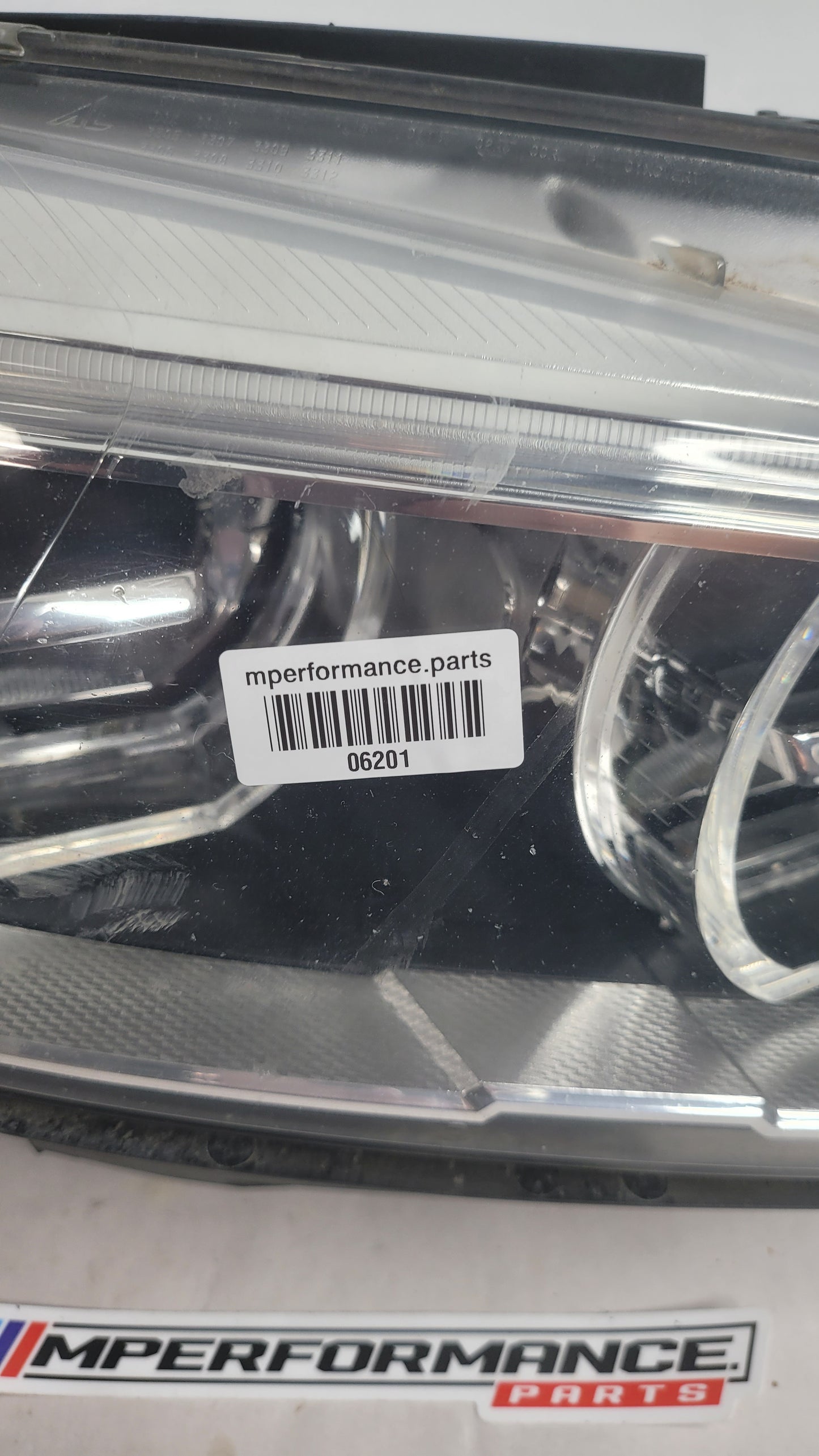 BMW M4 F82 F83 DRIVER SIDE FRONT HEADLIGHT LED AHL HEAD LIGHT A8 7460622-01 - MPerformance.parts