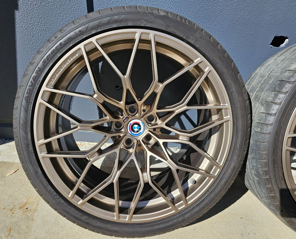 RARE BMW 1000M Forged Lightweight Wheels + Tyres + TPMS. G80/G81/G82/G87 M2/M3/M4 - MPerformance.parts