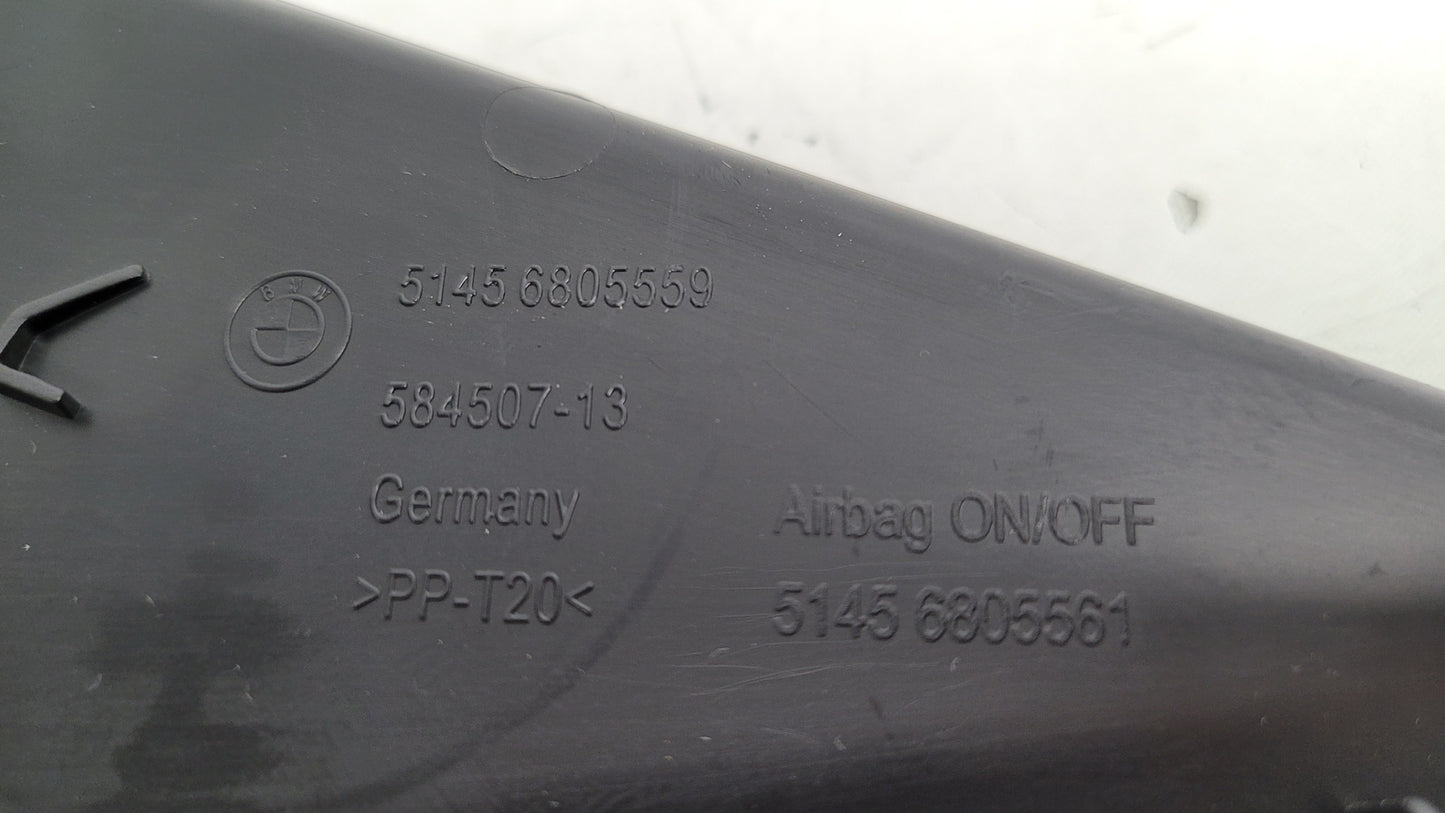 BMW G20 G21 M3 G80 M4 G82 G83 CENTER CONSOLE DASHBOARD COVER TRIM LEFT 6805559 - MPerformance.parts