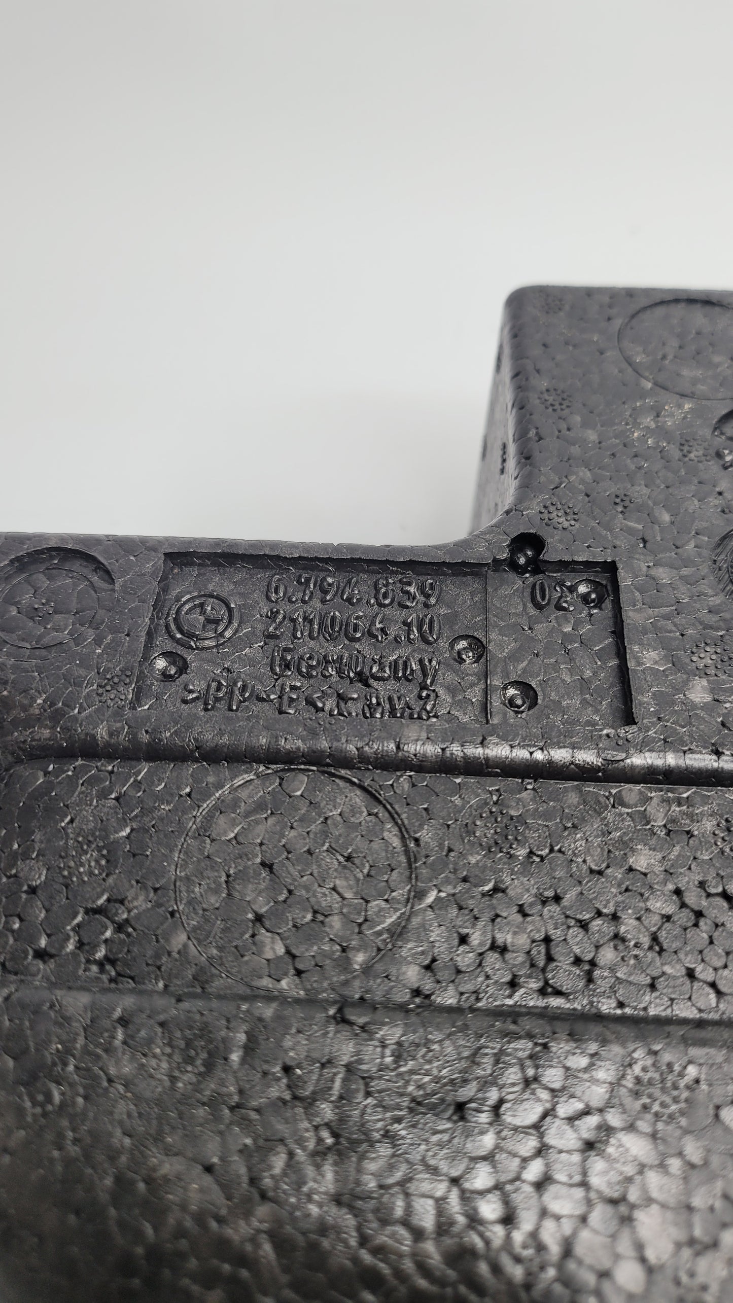 F80 BMW M3 LEFT ENERGY FOAM ABSORBER/IMPACT INSULATION COVER OEM 211064-10 - MPerformance.parts