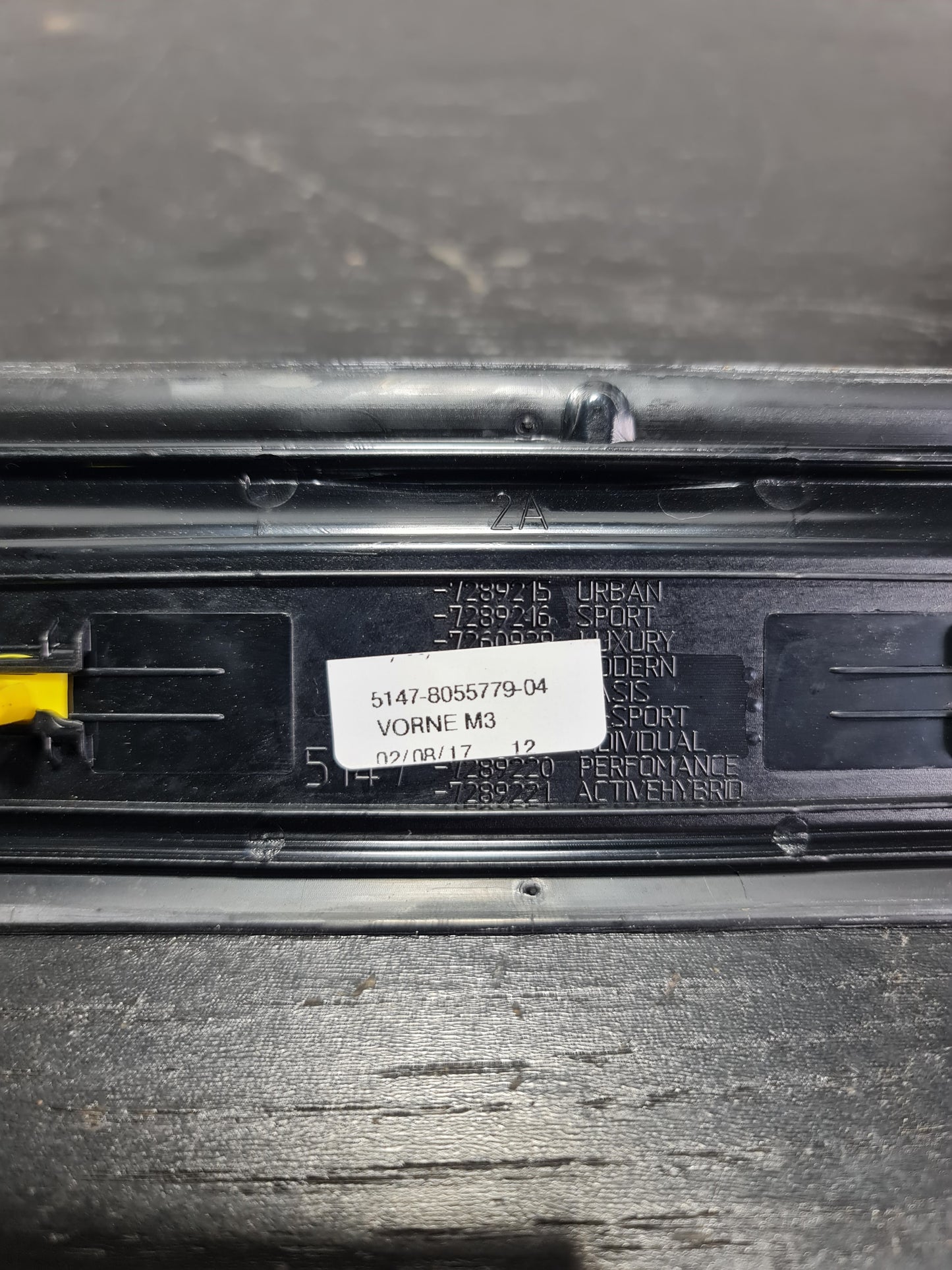 2015-2018 BMW M3 51-47-8-055-779 BMW 51478055779 Front Entrance Cover 8055779 04 - MPerformance.parts