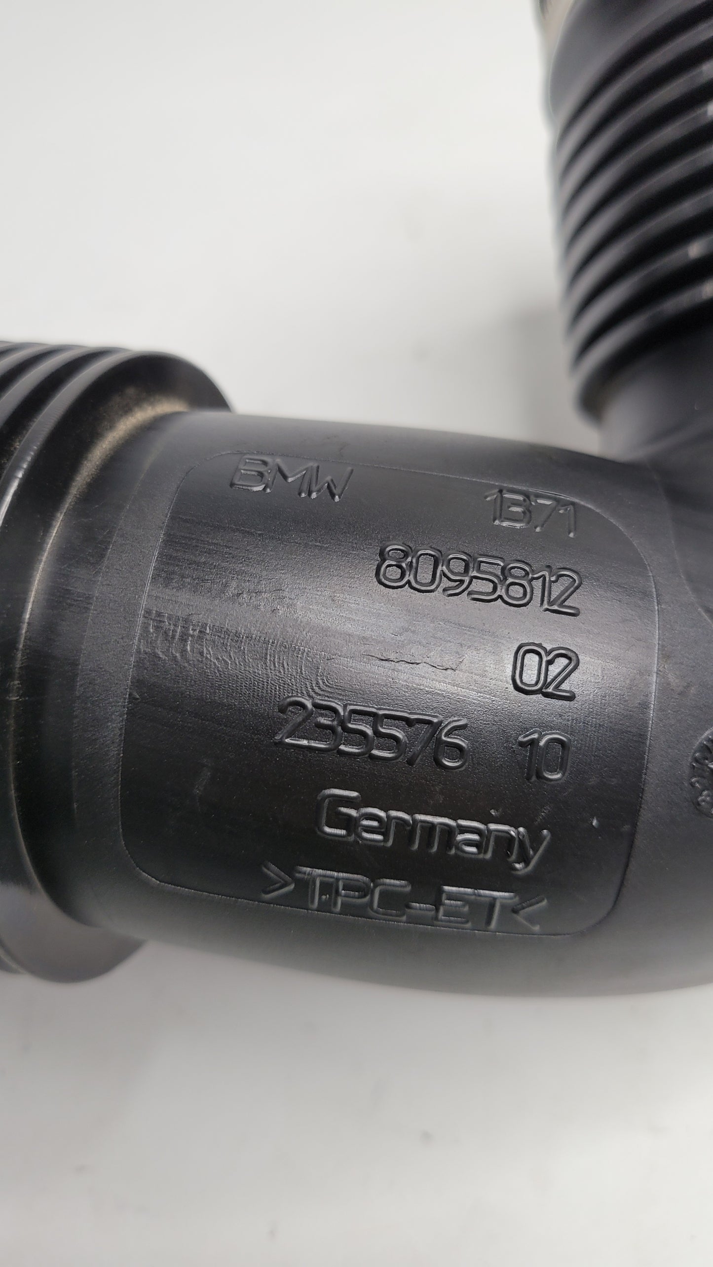 BMW M3 Competition Right Front Air Pipe Hose G80 2021-2023 OEM 8095812 02 - MPerformance.parts
