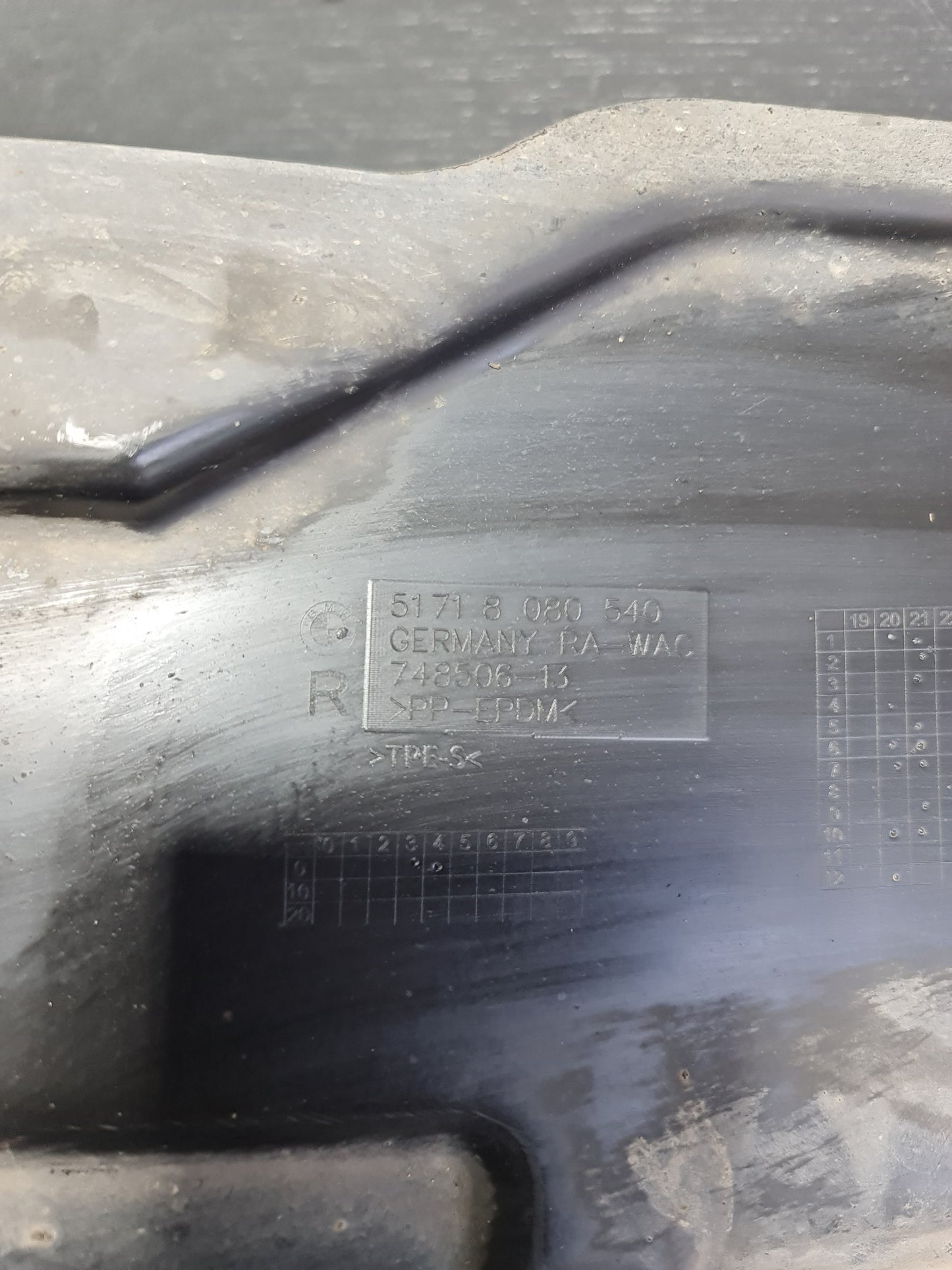 BMW M3 Right Under Belly Pan Trim G80 21-22 OEM 51718080540 - MPerformance.parts