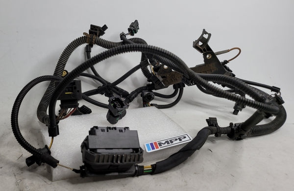 BMW 428i 328i 228i F30 F32 F36 N20 engine wiring harness by MPerformance.parts, showing the wiring and connectors.