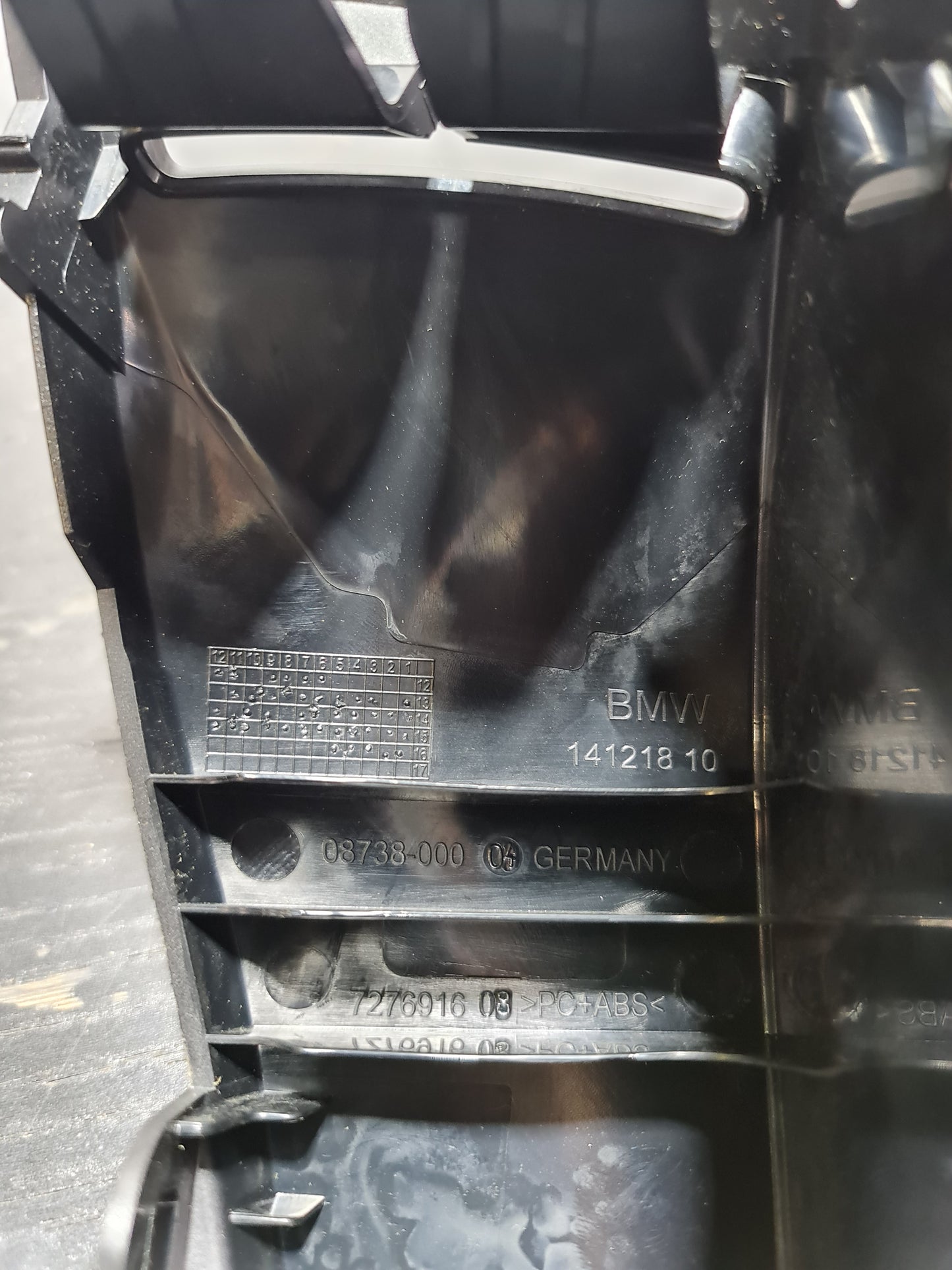 BMW 4 F32 435d 2015 RHD Rear Right Seat Belt Trim Cover Panel 7276916 13349769 - MPerformance.parts
