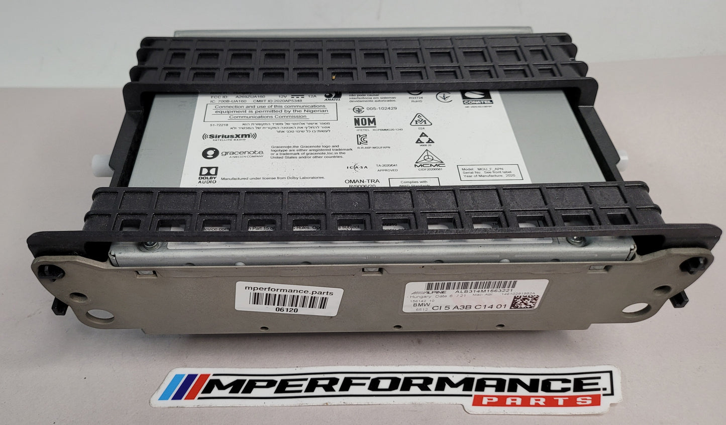 BMW M4 G82 Navigation Audio Control Head Unit Computer Module 6512 5A3BC1401 - MPerformance.parts