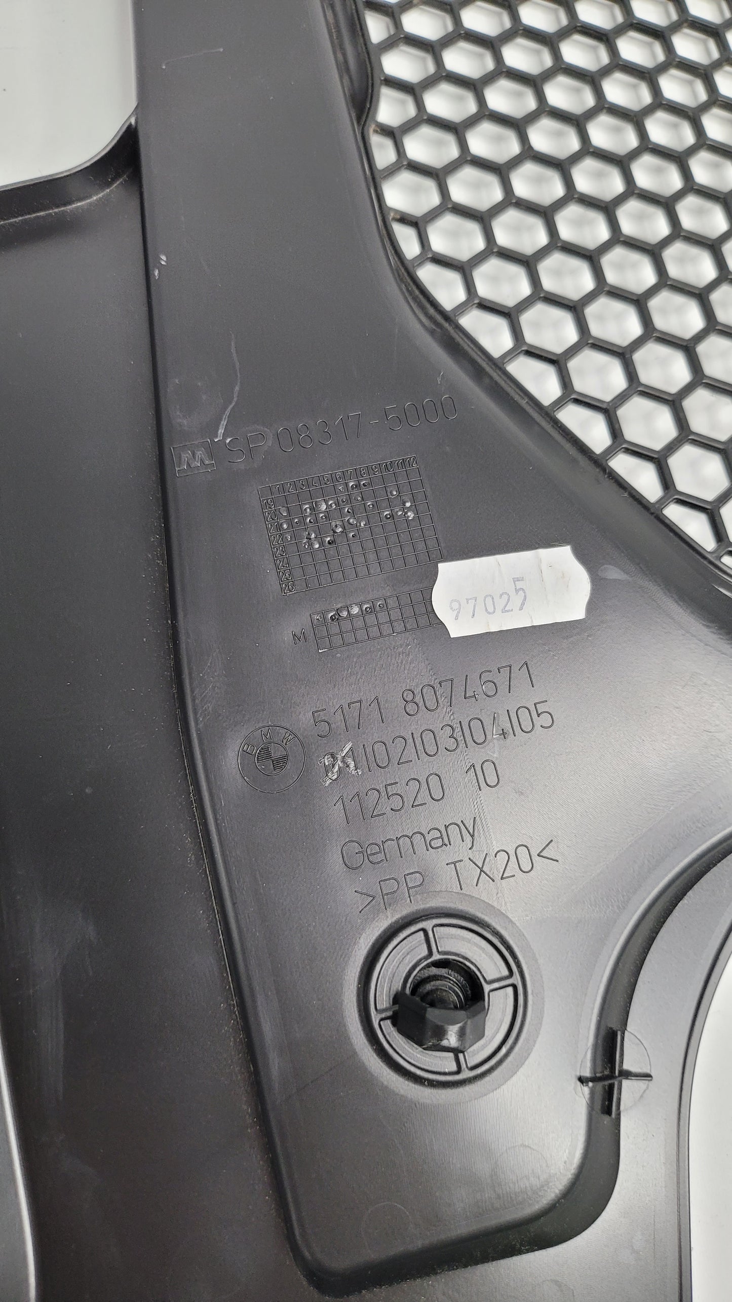 BMW M3 scuttle panel trim cover engine bay left G80 2023 5171 807467 - MPerformance.parts