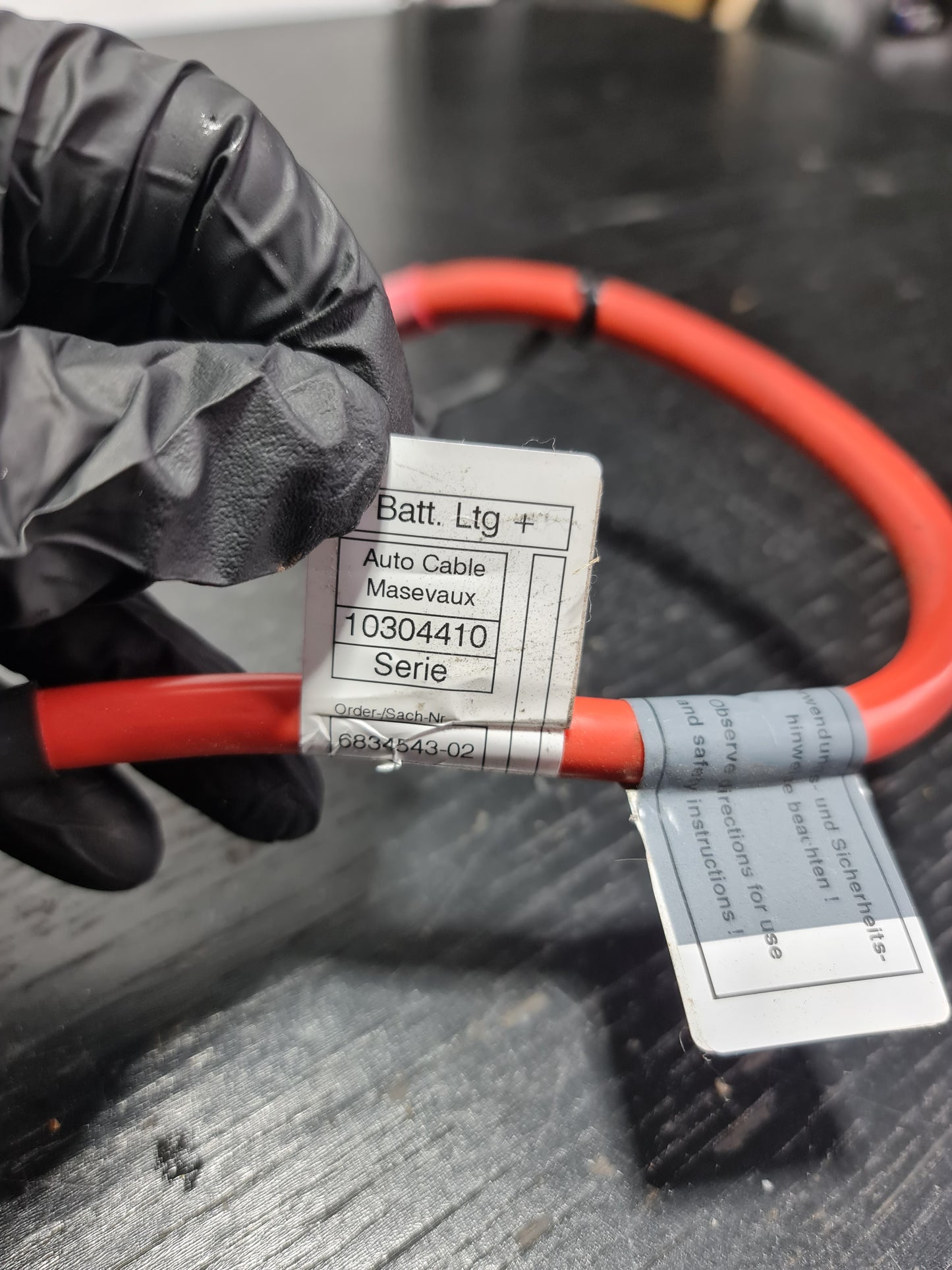 Battery Cable 61129259425 9252425 61126834543 6834543 02 For M3 Series 2012‑2019 - MPerformance.parts