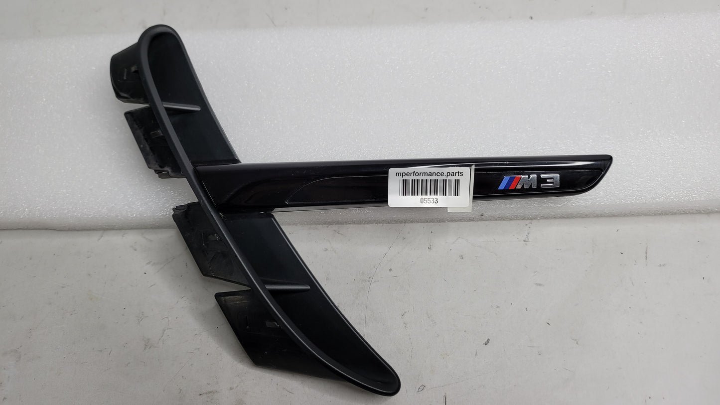 BMW F80 M3 Left Side Fender Wing Trim Molding Black - 8056071 - MPerformance.parts