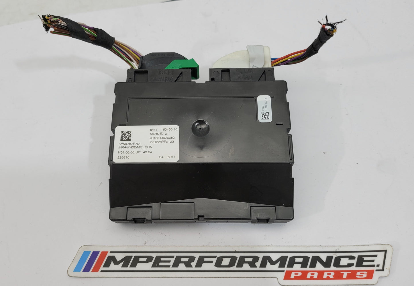 BMW G80 M3 G82 M4 air conditioning system control unit module by MPerformance.parts, showing the electronic control panel.