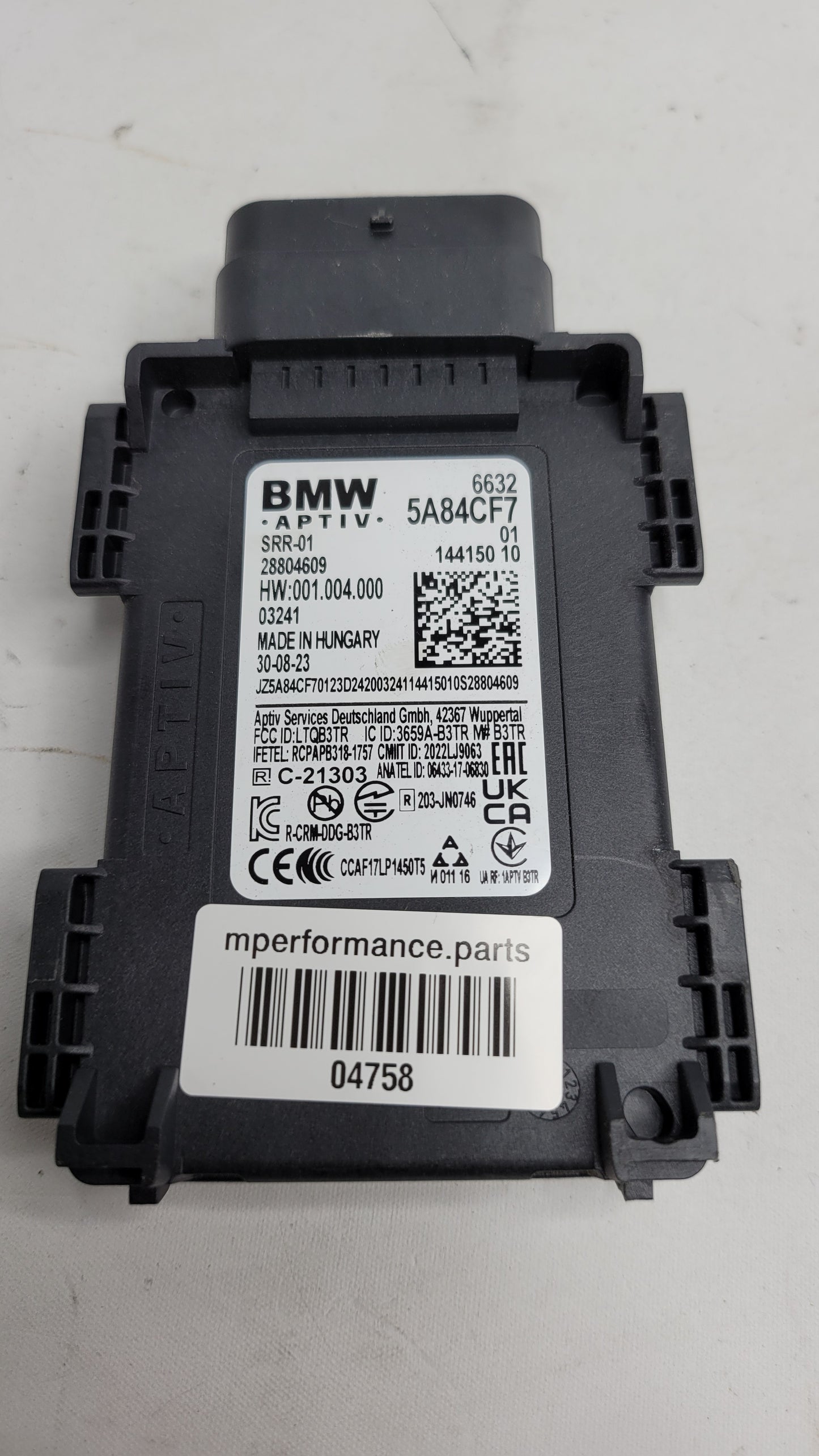 BMW M3 M4 M5 Front Side Object Sensor Radar 66-32-5-A84-CF7 - MPerformance.parts