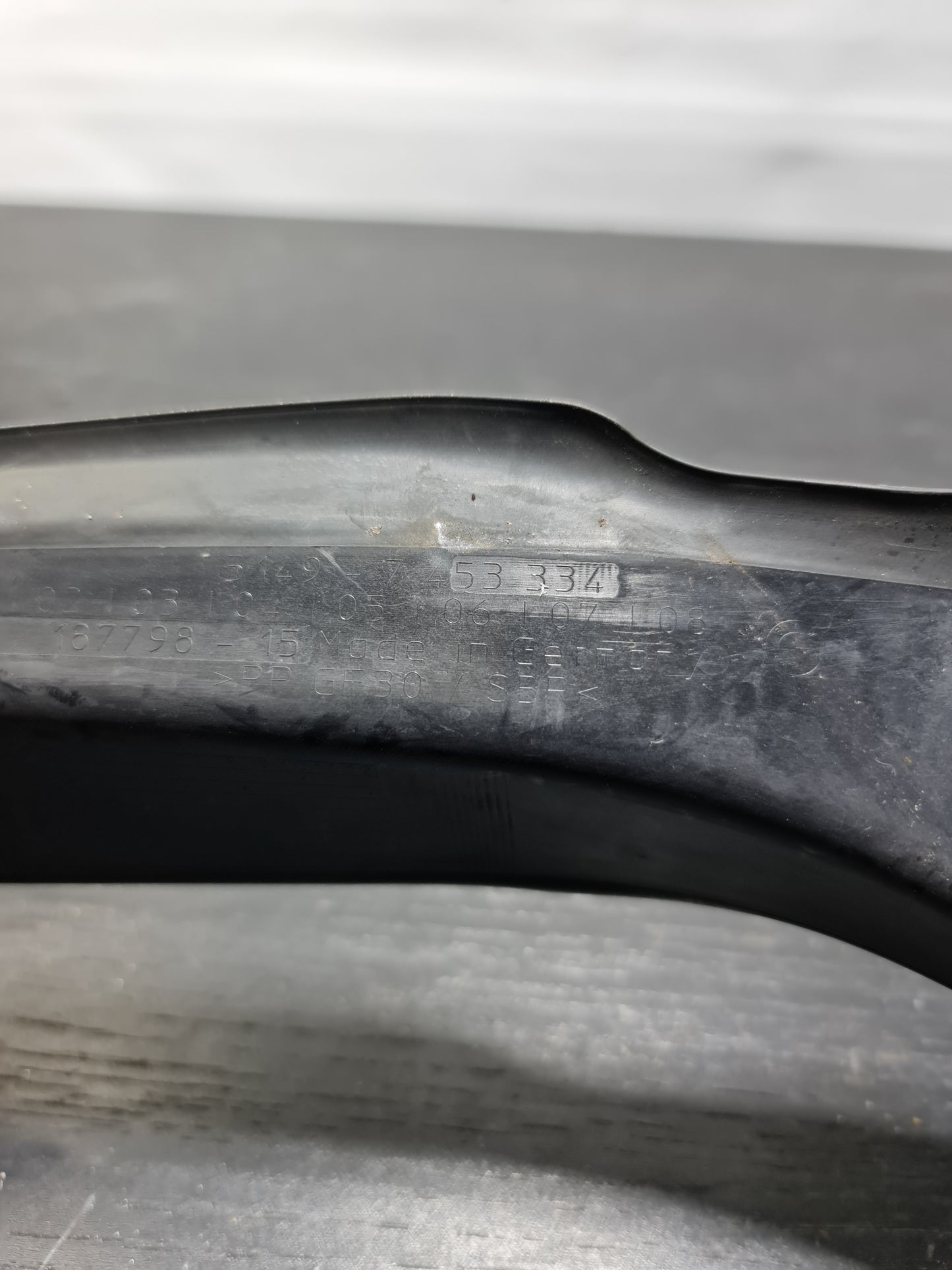 BMW M3 F80 REAR RIGHT SIDE TAILLIGHT DRIP RAIL COVER TRIM PANEL 5149-7-453-334 - MPerformance.parts