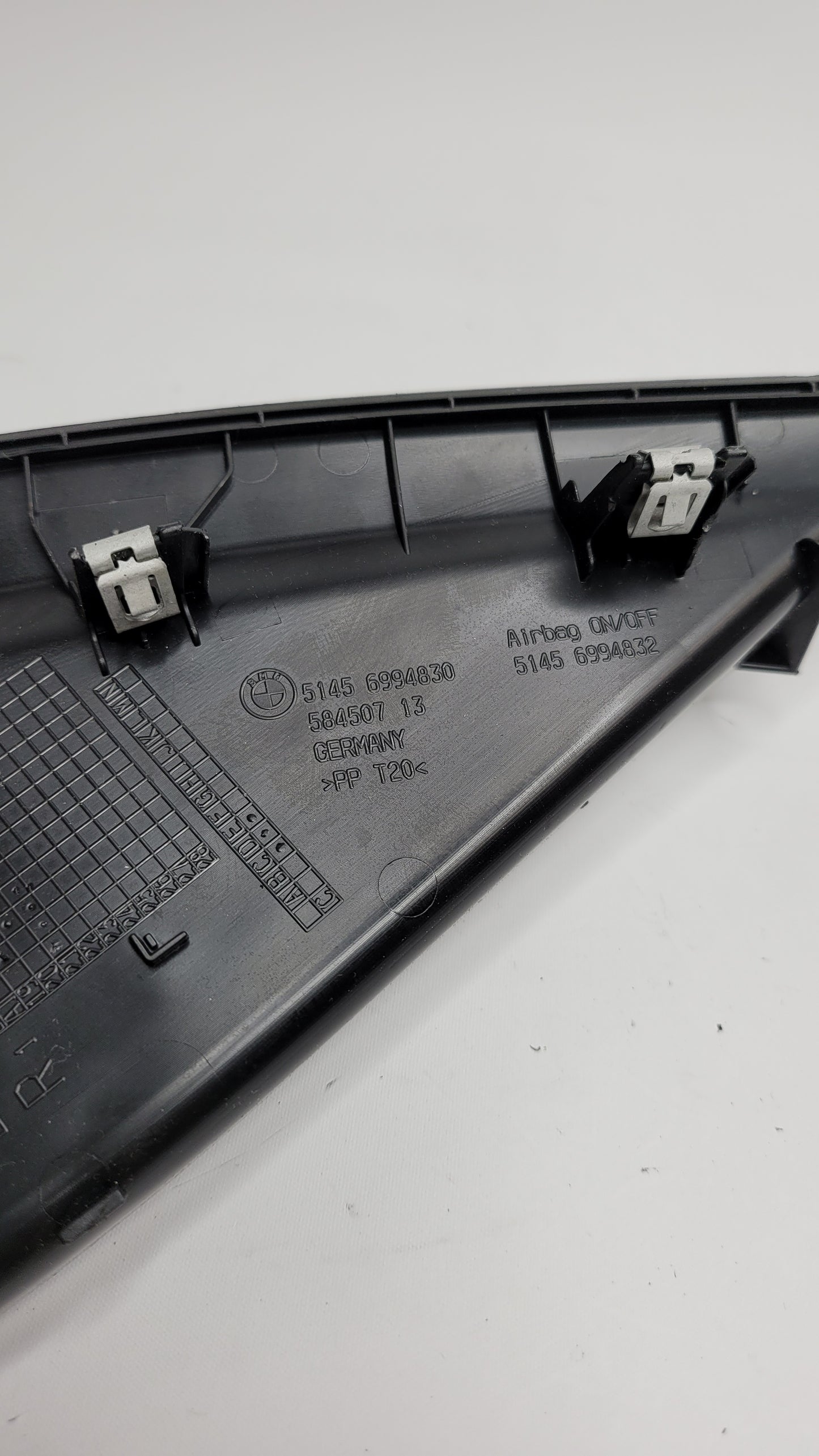 BMW M3 G80 DASH DASHBOARD RIGHT SIDE END CAP TRIM COVER 5145-6994830 - MPerformance.parts