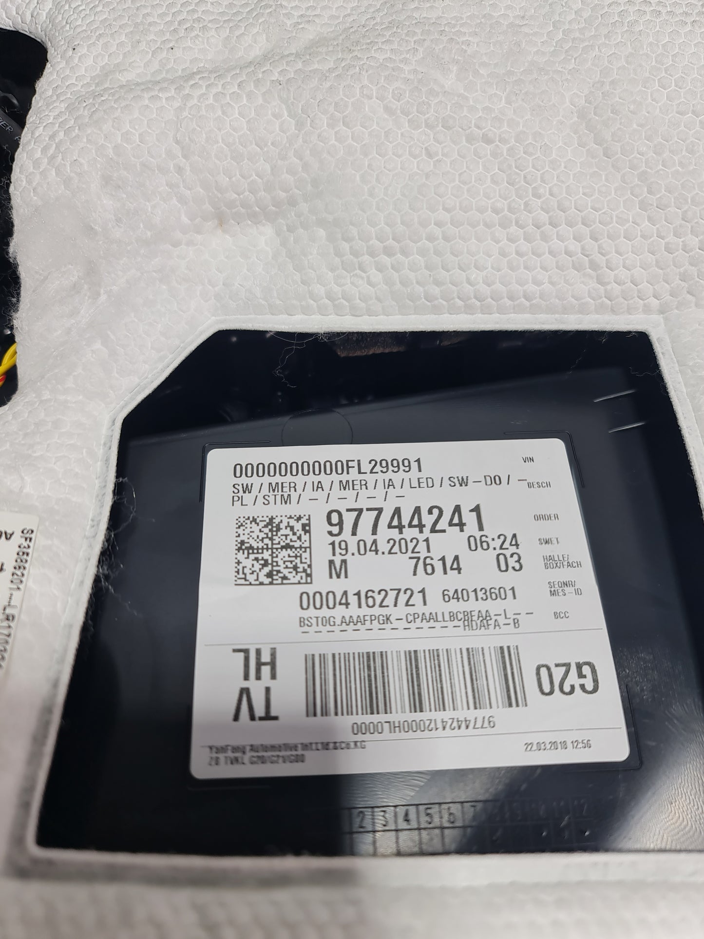 G80 M3 Silverstone Merino Leather Rear Passenger Door Card 97744241 - MPerformance.parts