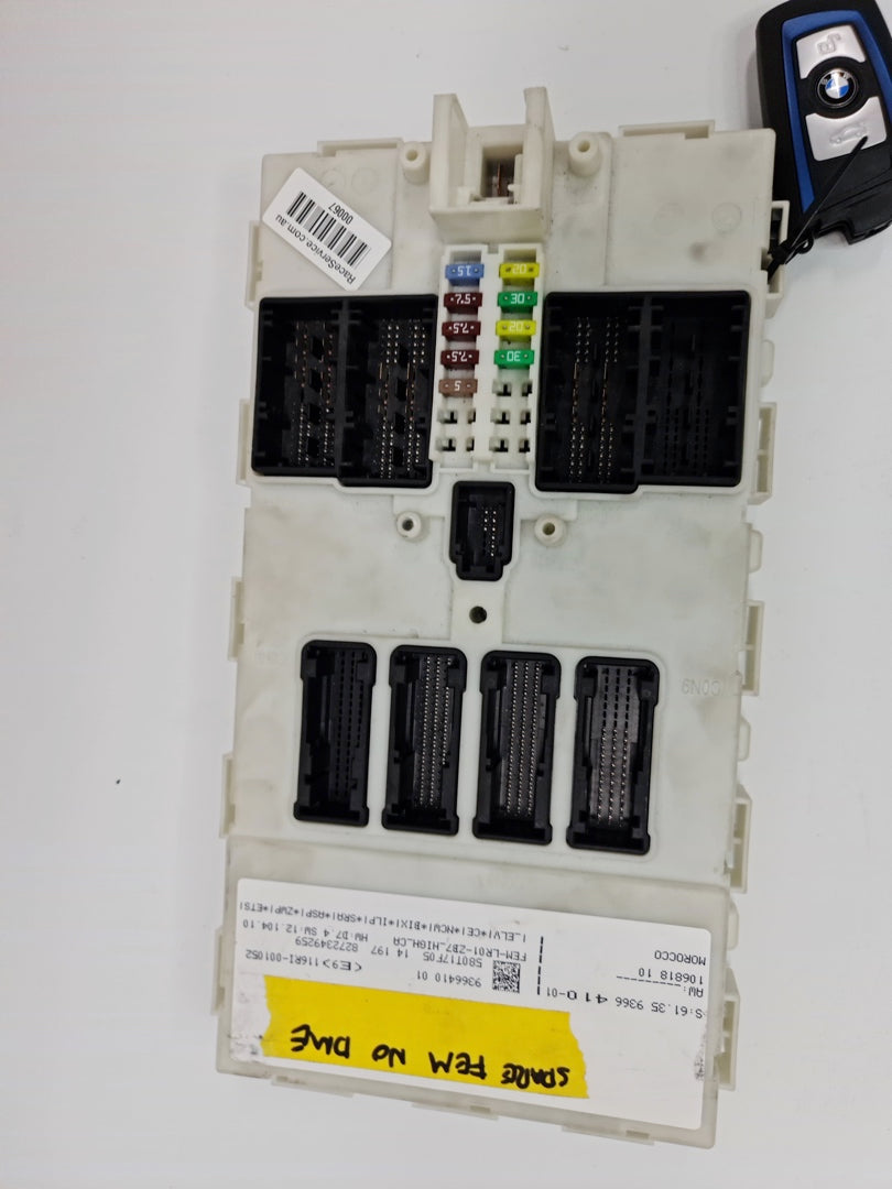 BMW F22 F82 F30 F32 M4 Front Body Control Electric Module FEM +Key 12-20 OEM - MPerformance.parts
