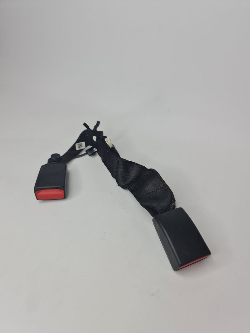 BMW M3 F80 2018 rear seatbelt buckle center in black with metal latch, designed for MPerformance.parts replacement.