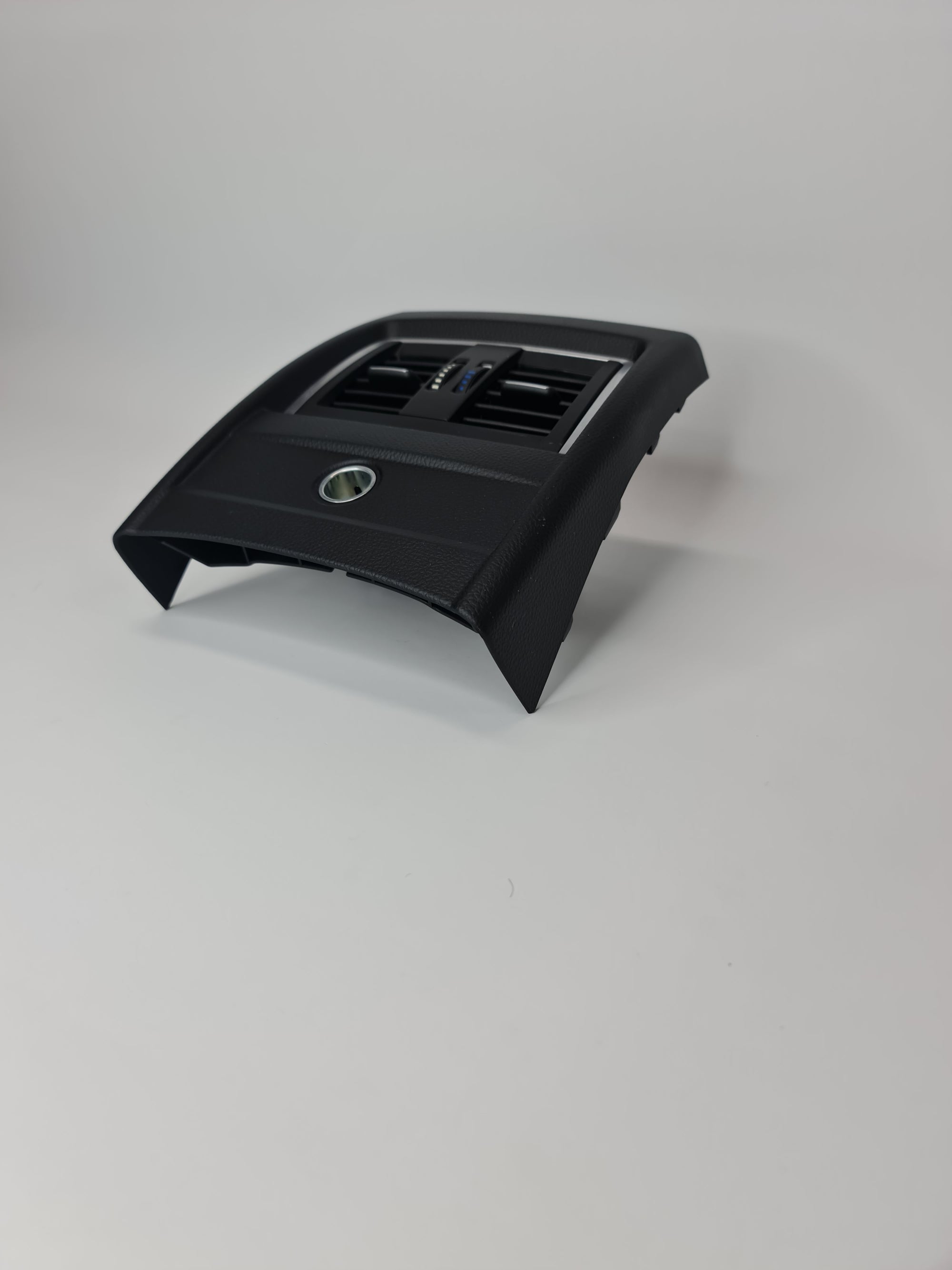 BMW OEM rear center console air vent for F30 F32 F34 F36 models, fresh air grille with adjustable heater and AC vents.