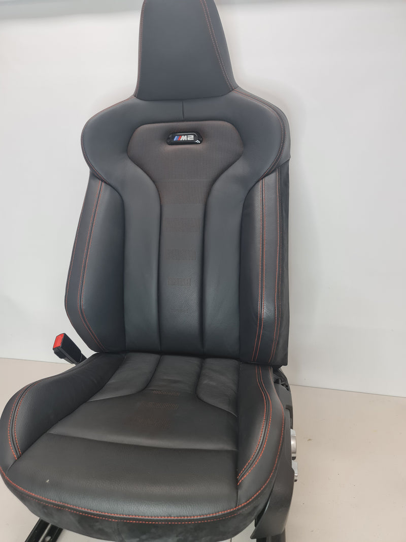 PASSENGER SIDE F87 M2 COMPETITION FRONT SEAT LEATHER - MPerformance.parts