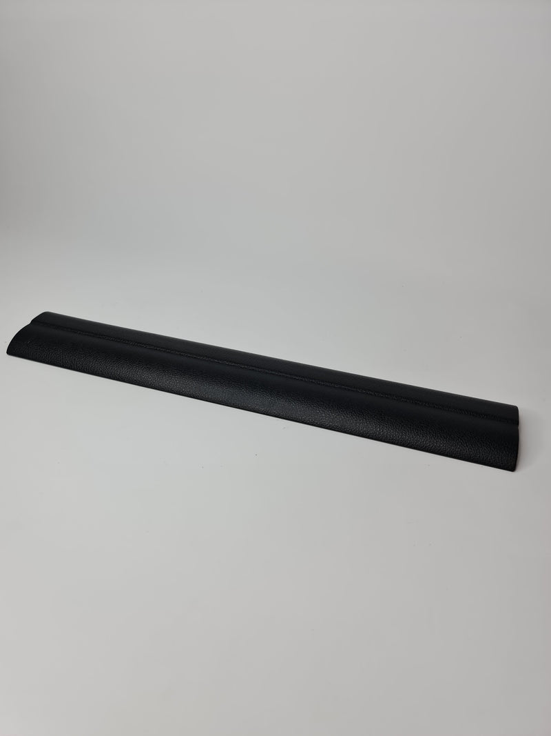 BMW F30 3 Series front left door sill trim, model 7221915, for 2015 RHD vehicles, shown installed on the car's door opening.