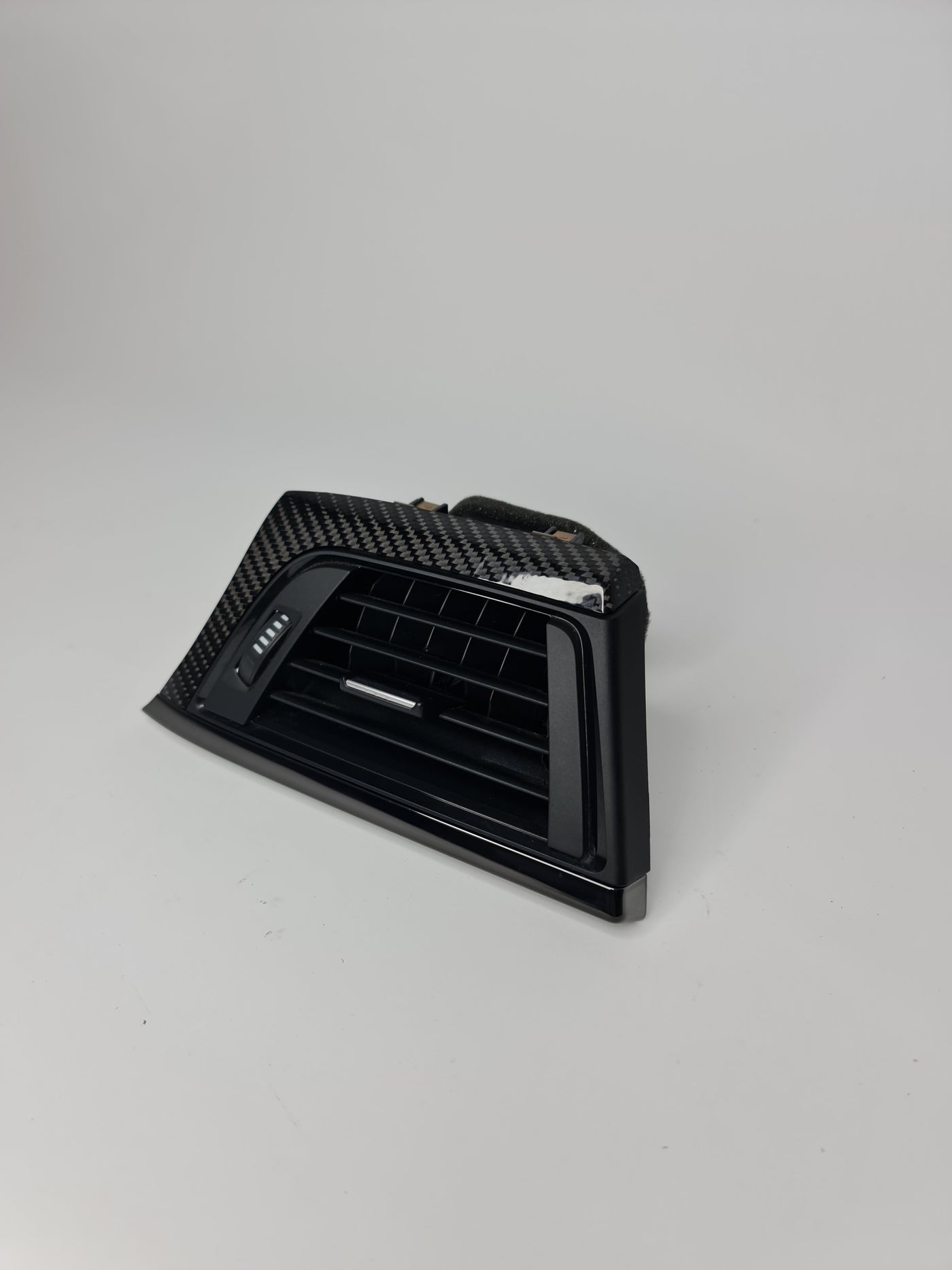 Right side BMW original fresh air grille, model 64229231995, for BMW vehicle, showing the grille's detailed design and fit.