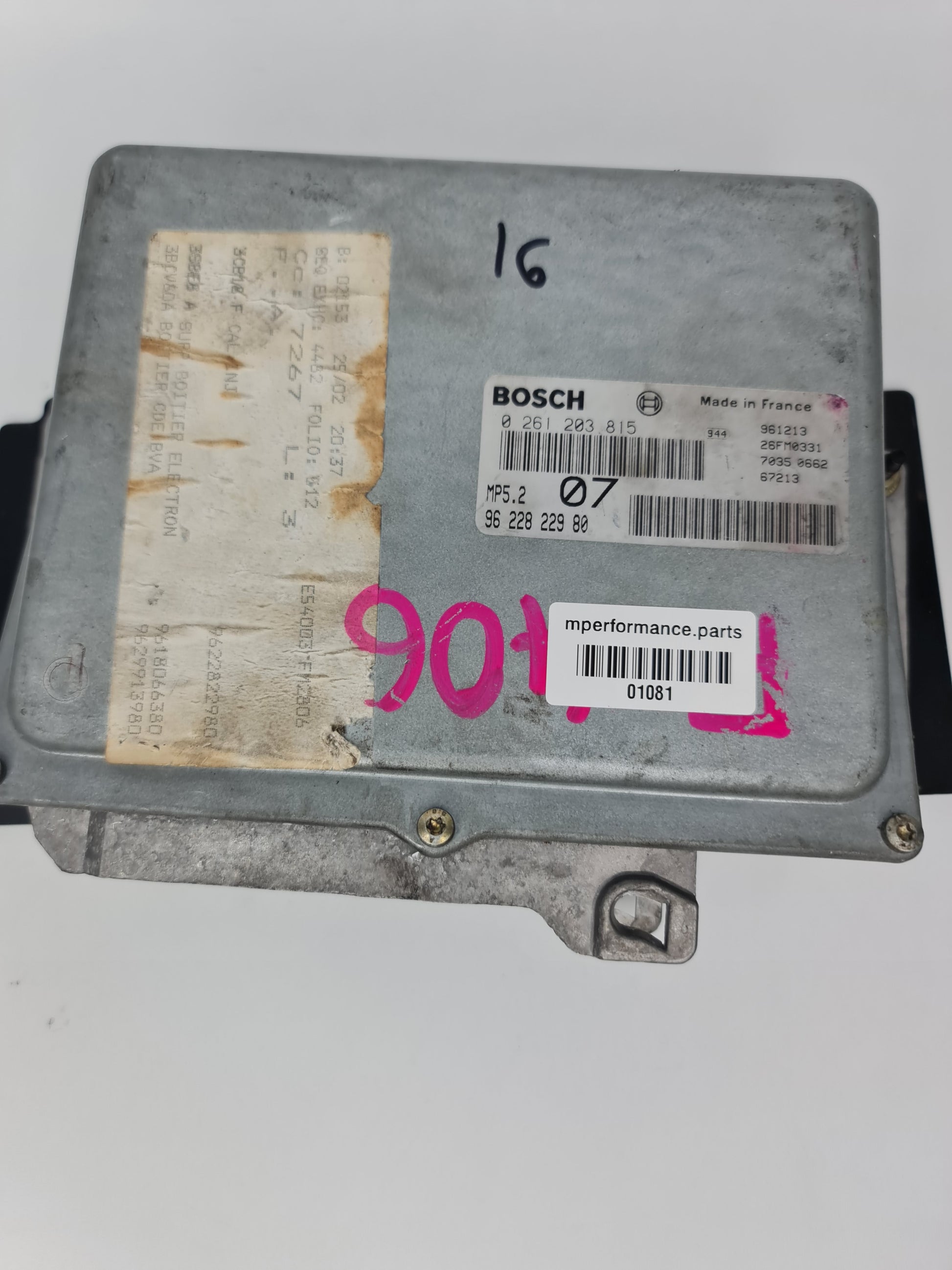 Peugeot Genuine Electric Control Unit 0261203815 9622822980 Oem Original - MPerformance.parts