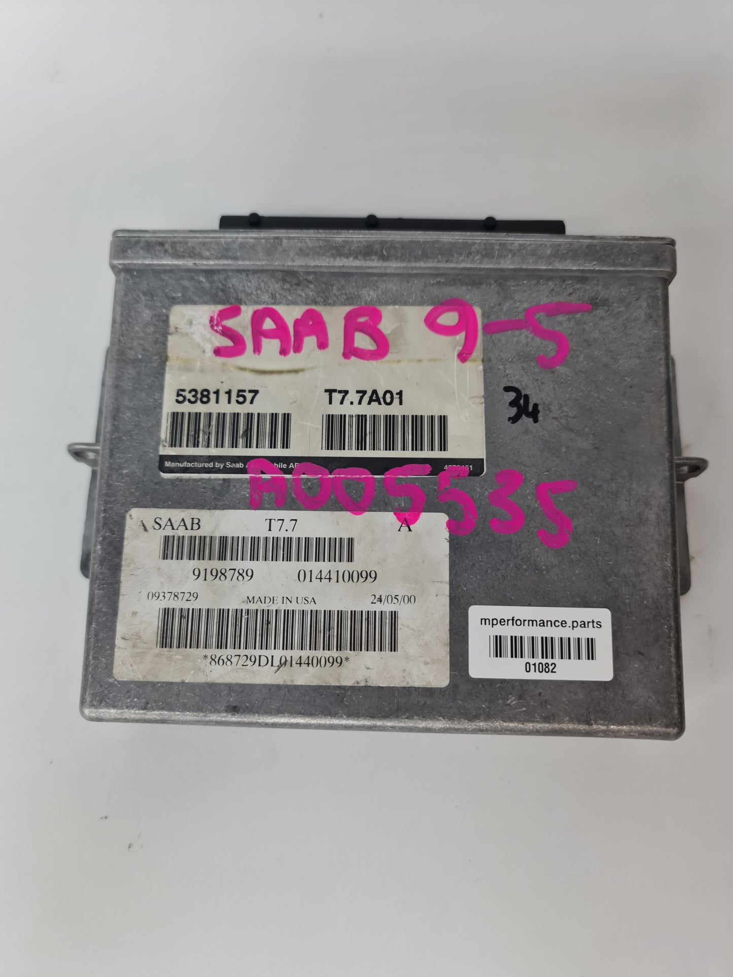 Saab Engine ECU Control Module Unit 5381157