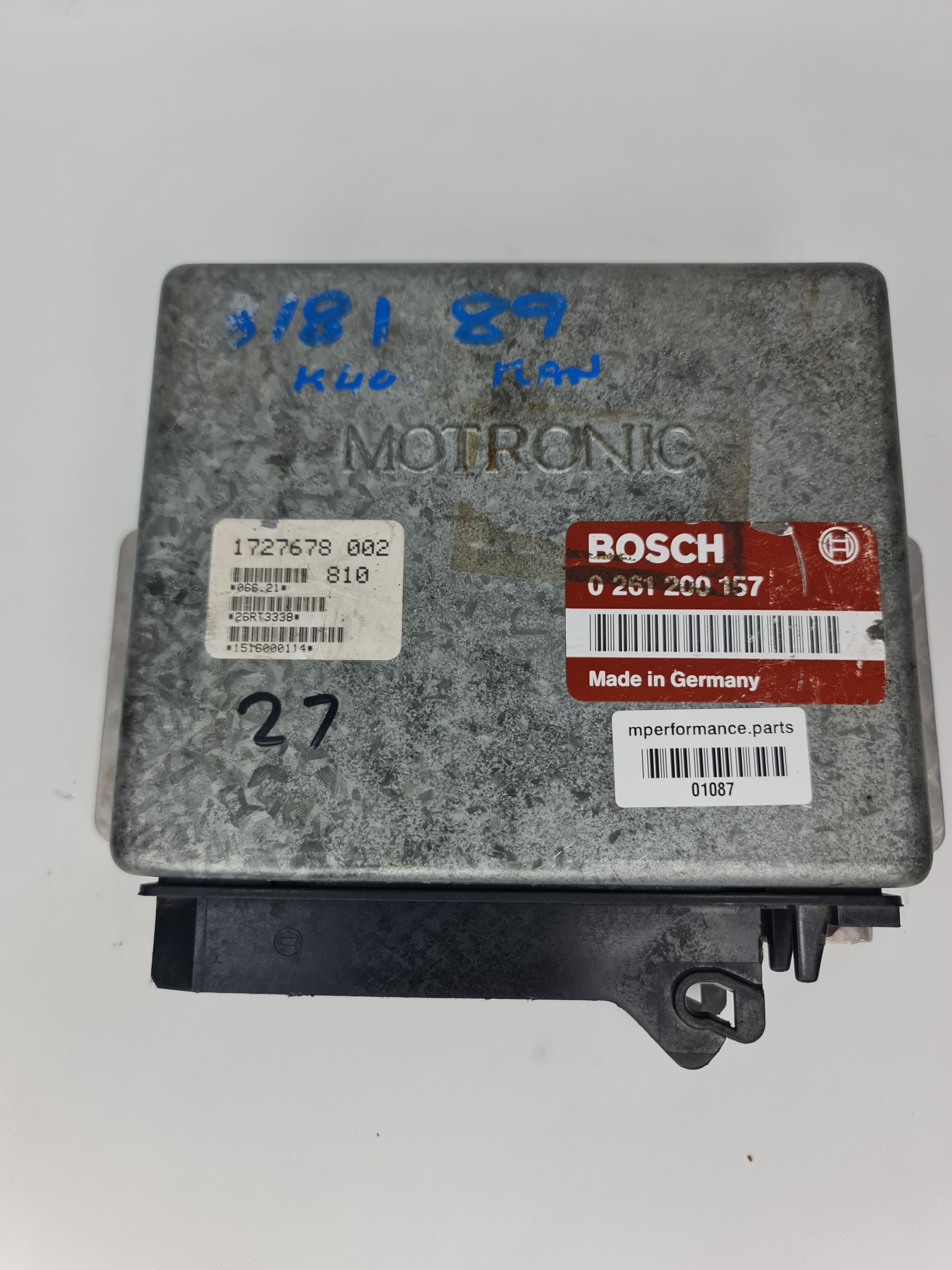 1727678 - Genuine BMW E30 1.8L M40B18 Engine Control Unit ECU 0261200157 - MPerformance.parts