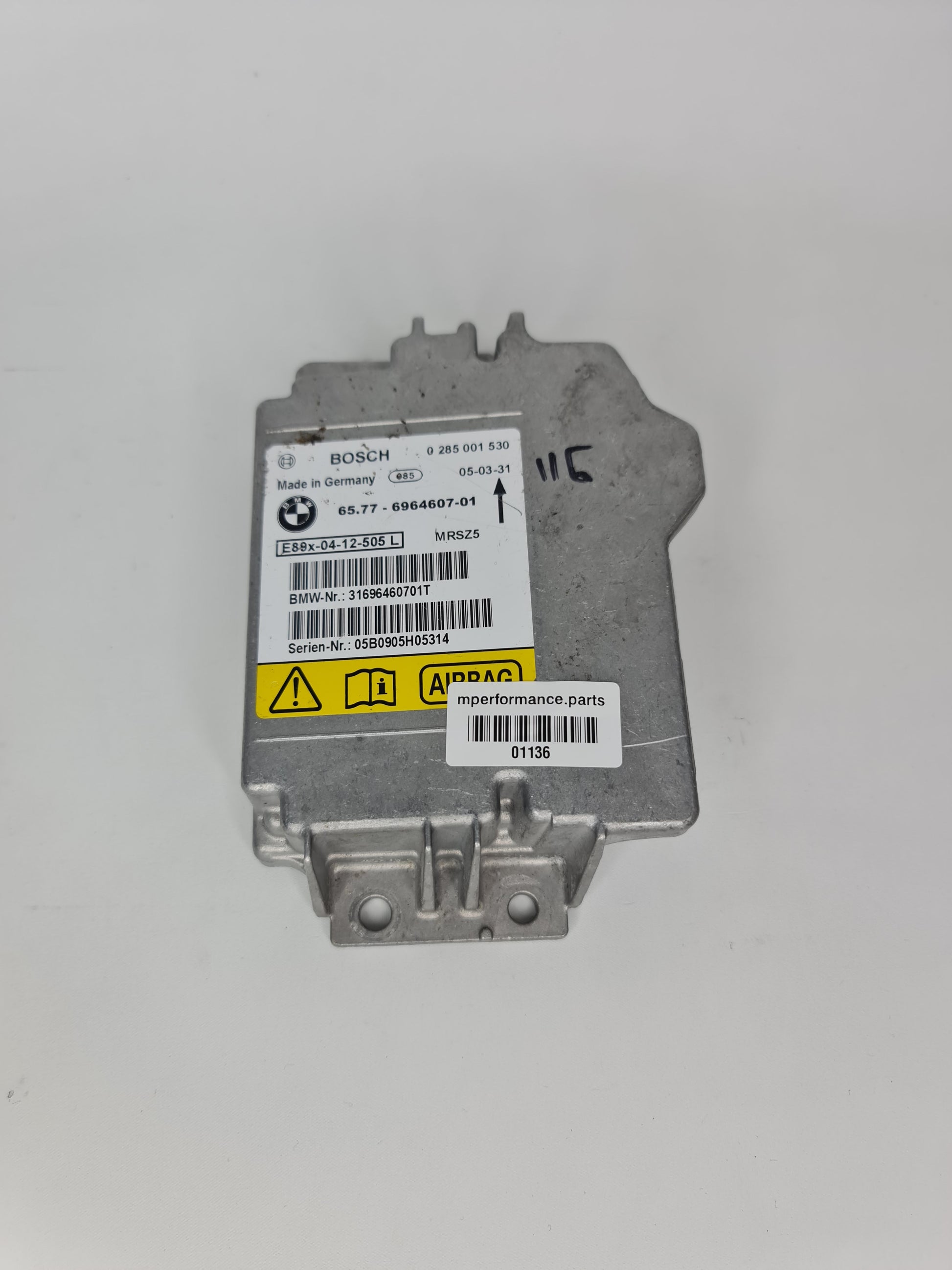 2006 BMW 65-77-6-964-607 BMW 65776964607 Control Unit Airbag 6964607 - MPerformance.parts