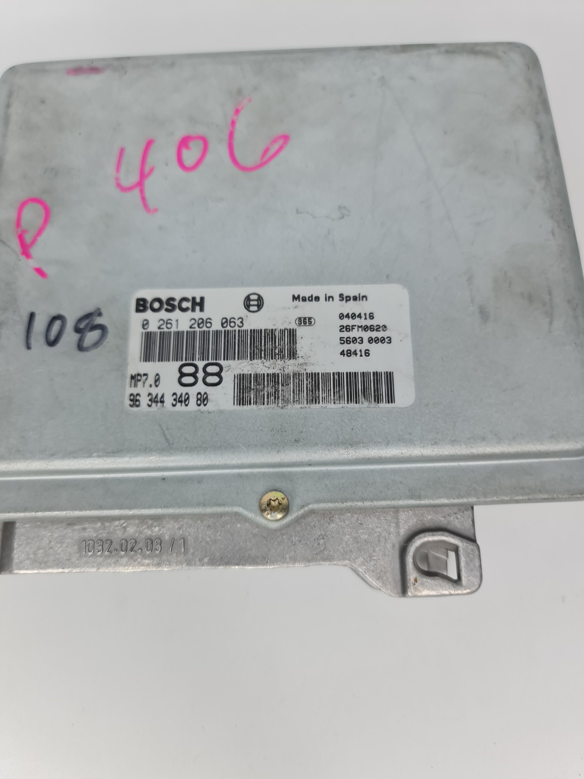 9634434080 ECU FOR PEUGEOT 406 COUPÉ (S1/S2) 3.0 V6 1997 - MPerformance.parts