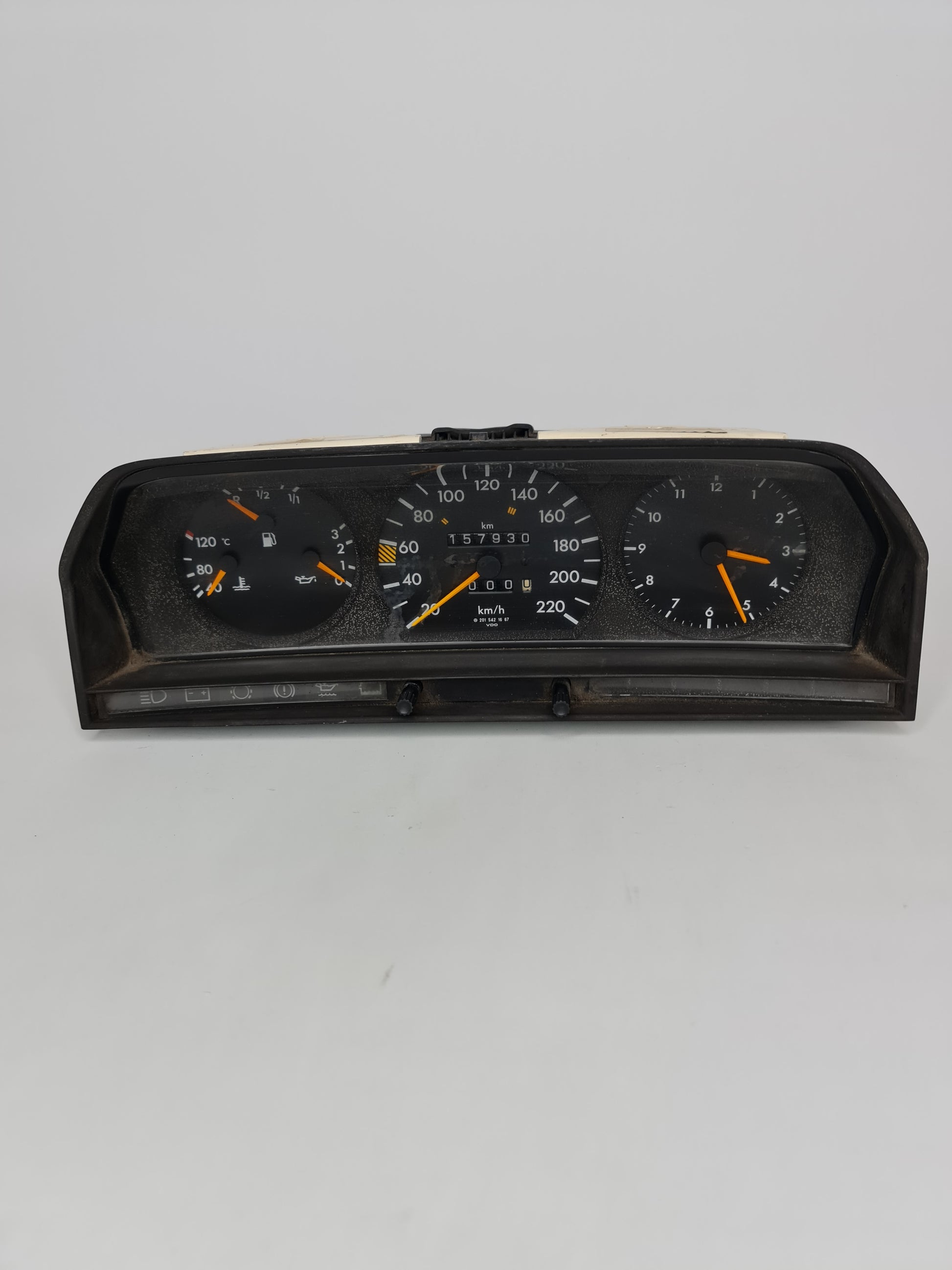 Mercedes-Benz W 201, 190 speedometer, 2015422367 tested, K=0.900, like new 220 km/h - MPerformance.parts