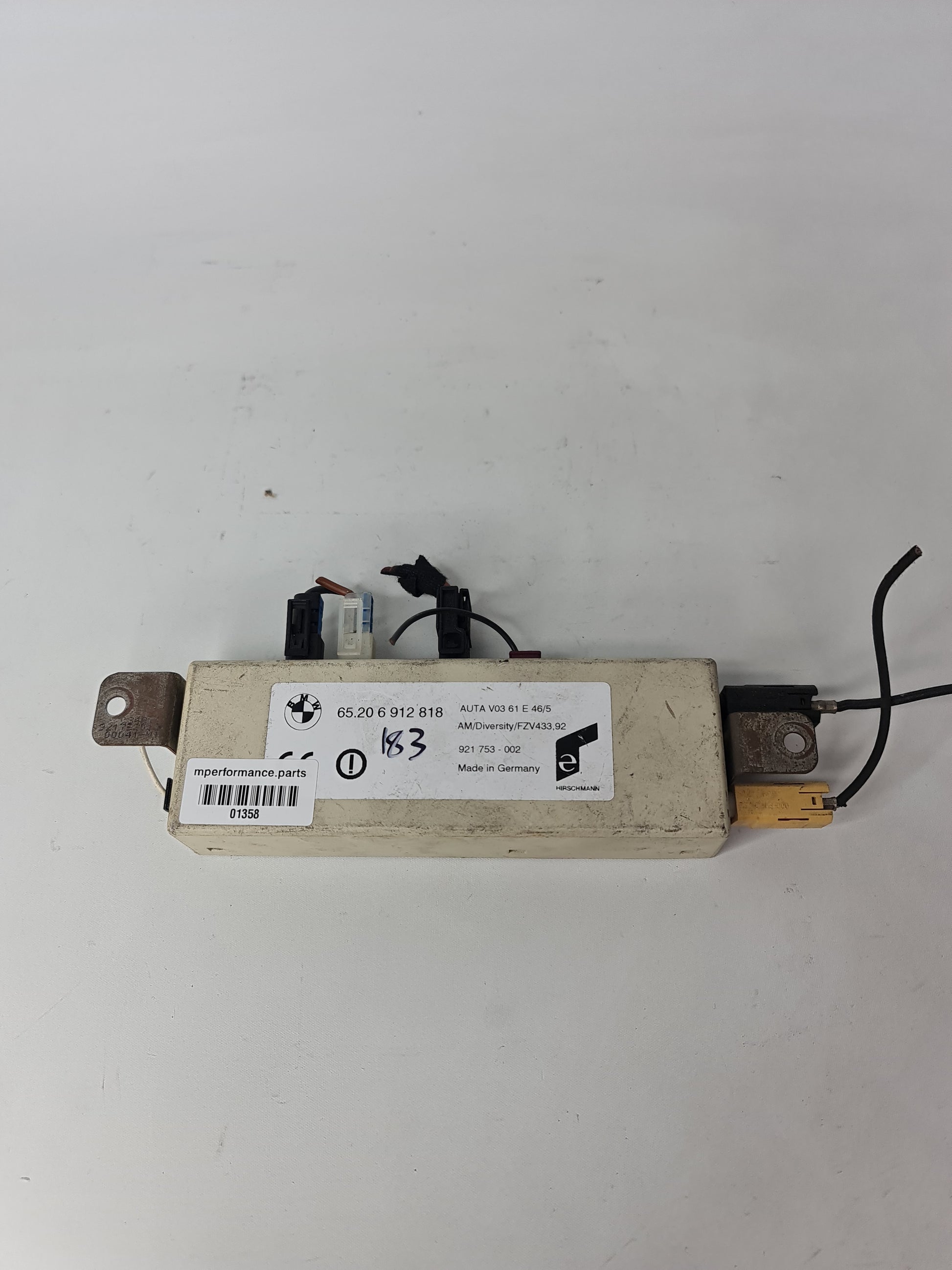 BMW E46 3 SERIES Diversity Antenna Amplifier T38775 65206912818 - MPerformance.parts