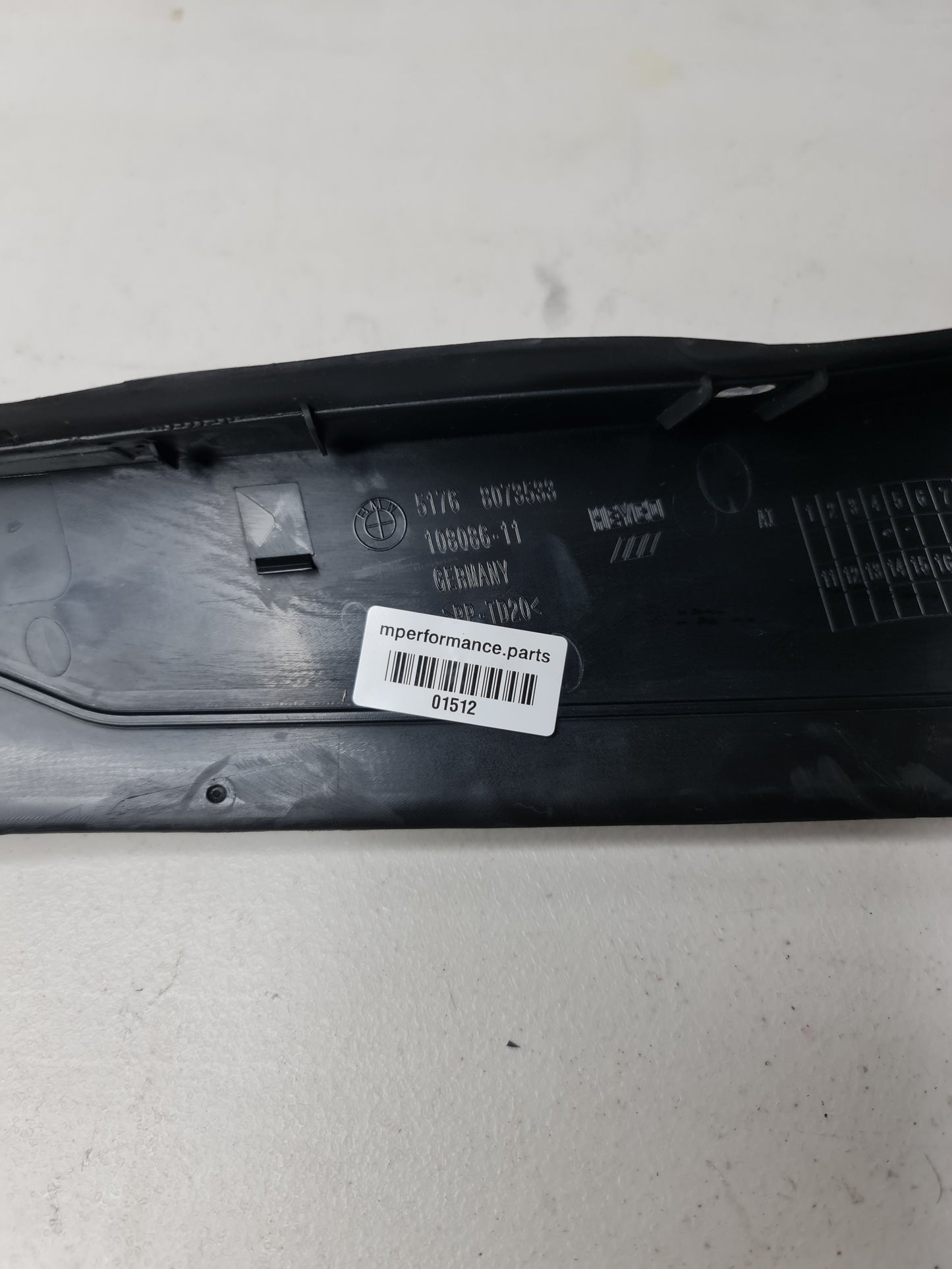 2019-2020 BMW M2 51-76-8-073-533 BMW 51768073533 SEALING SIDE PANEL, LEFT 108086 11 8073533 - MPerformance.parts