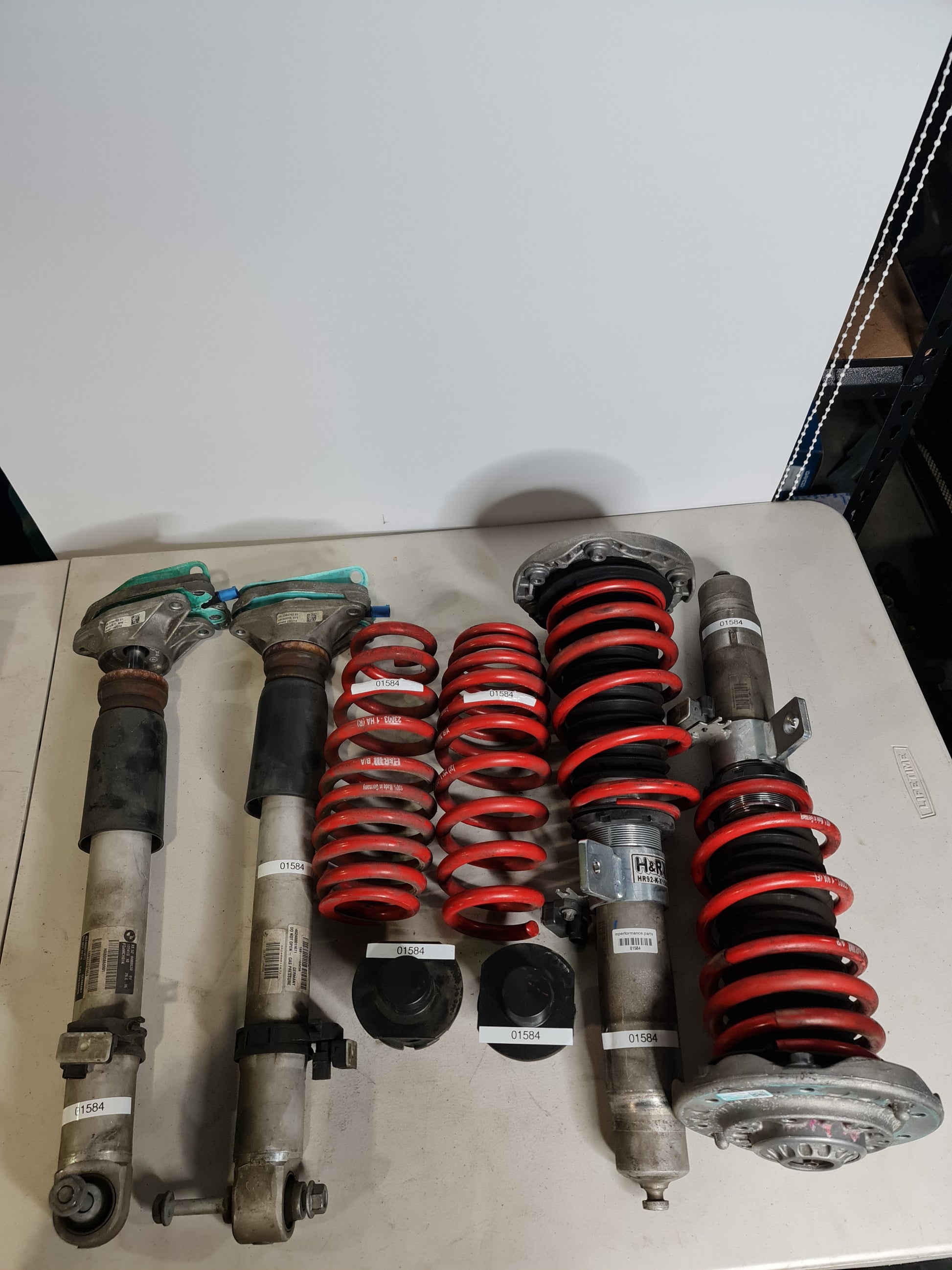 BMW M2/M3/M4 F80/F82/F87 H&R Springs on factory EDC height adjustable struts - MPerformance.parts