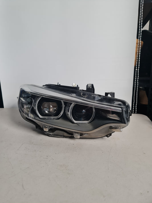 BMW 4 SERIES DRIVERS SIDE RIGHT LED HEADLIGHT GENUINE 7478152