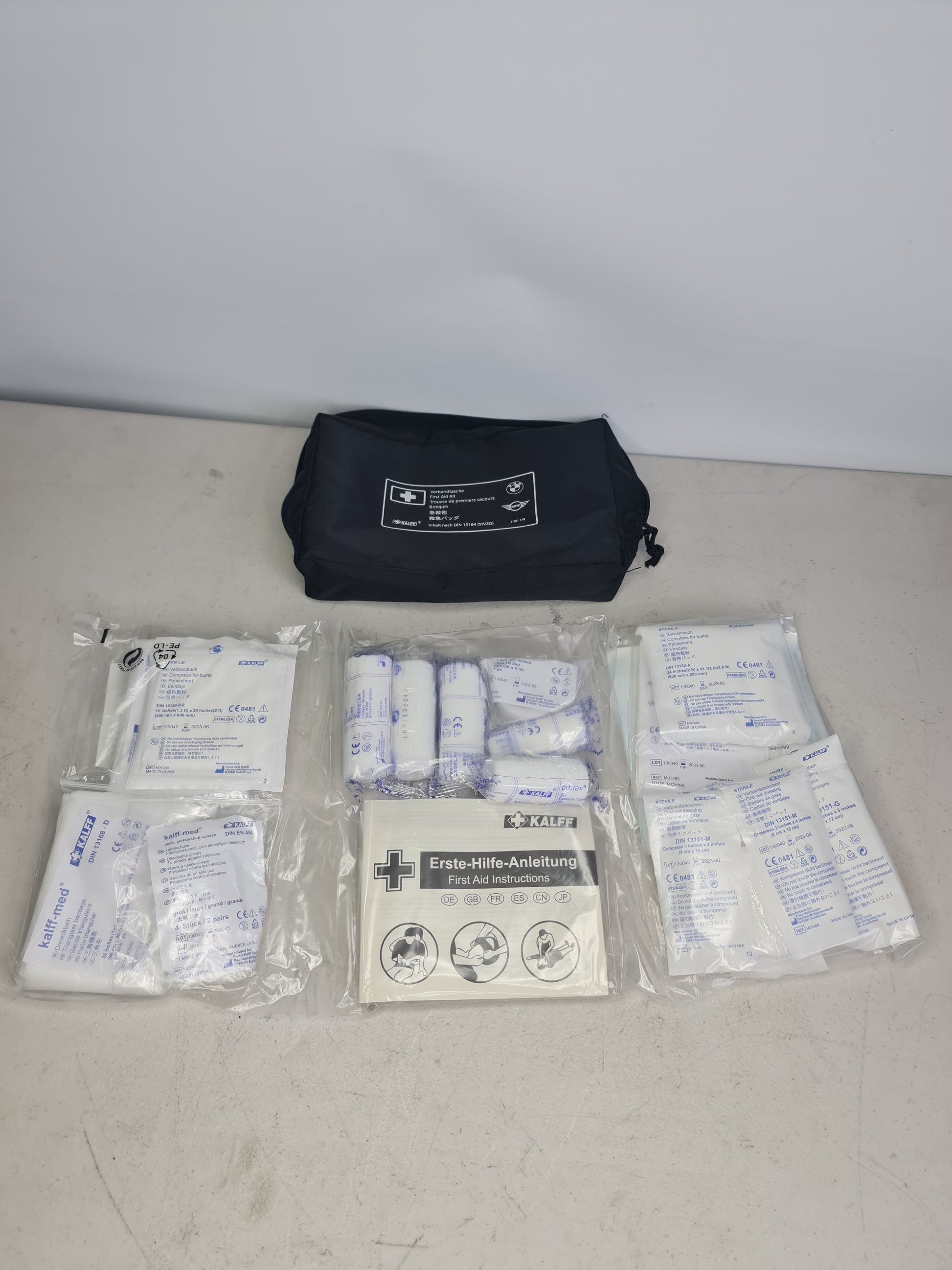 BMW E34 VERBANDKASTEN EMERGENCY FIRST AID KIT DIN ORIGINAL COMPLETE OEM 52101928751 - MPerformance.parts