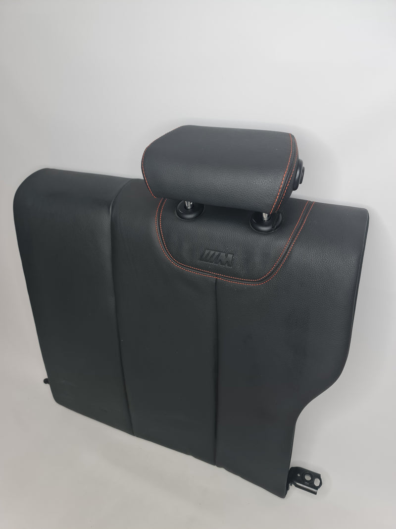 BMW F87 M2 Rear Left Seat O/S Backrest Cover Cloth Leather Black Orange - MPerformance.parts