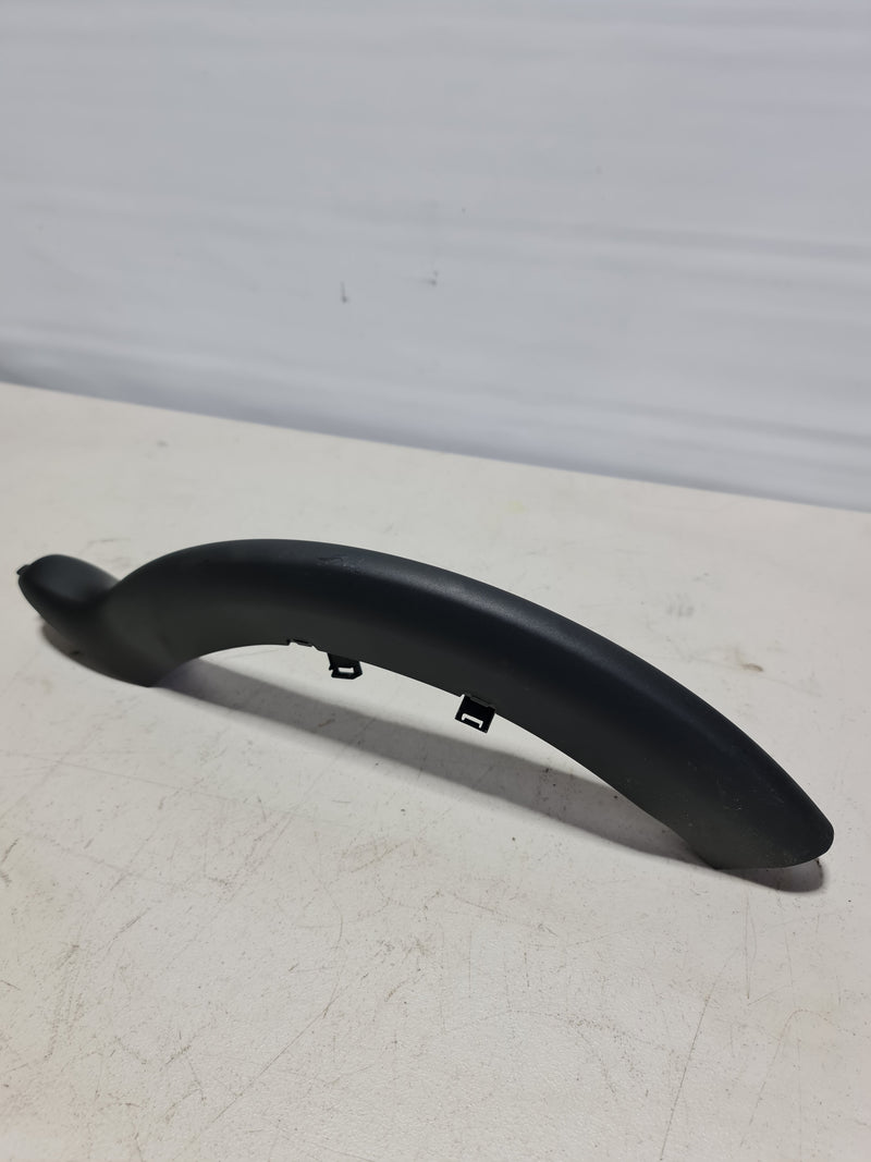 Left tailgate hinge trim cover for BMW 2012-2020, part 51497255695, visible in the image with a close-up view of the hinge area.