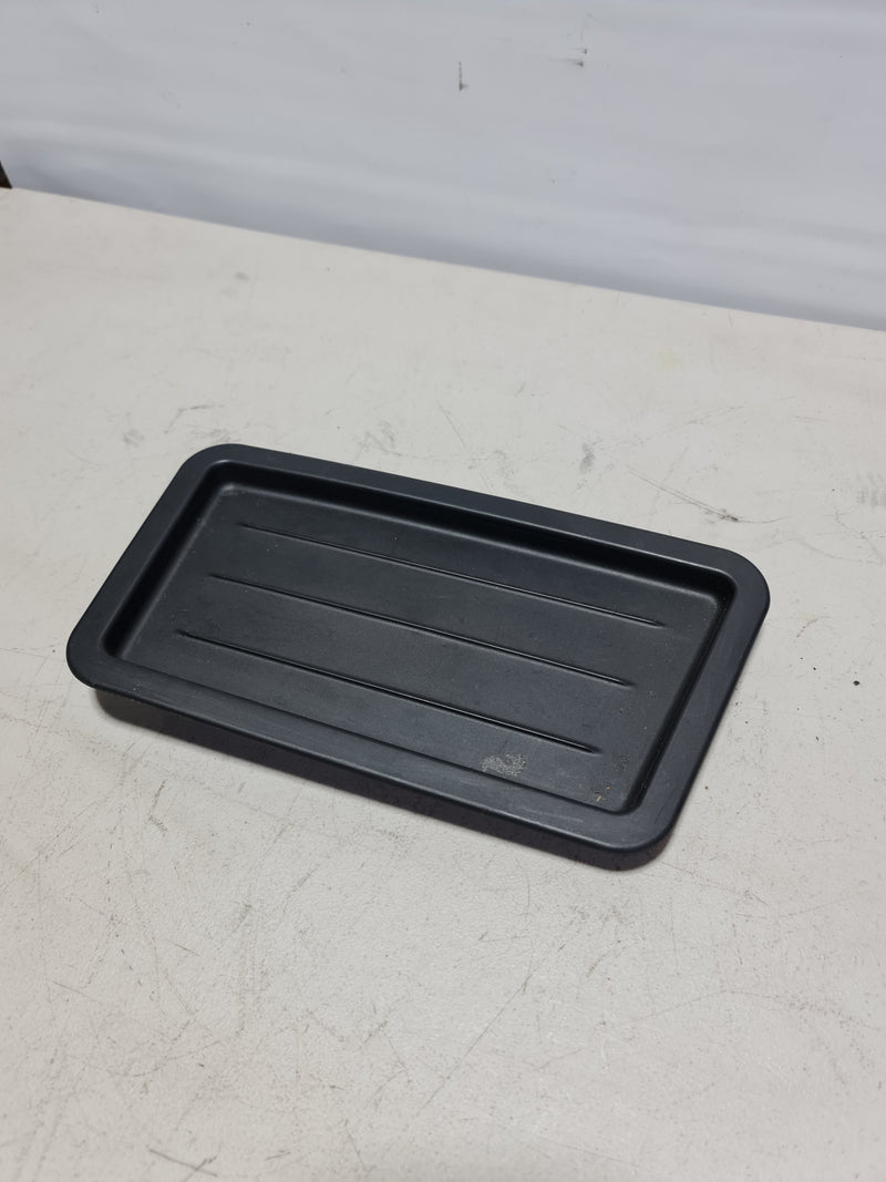 BMW interior rear left storage tray, flat design for 2012-2020 models, part number 51477245912, vehicle interior accessory