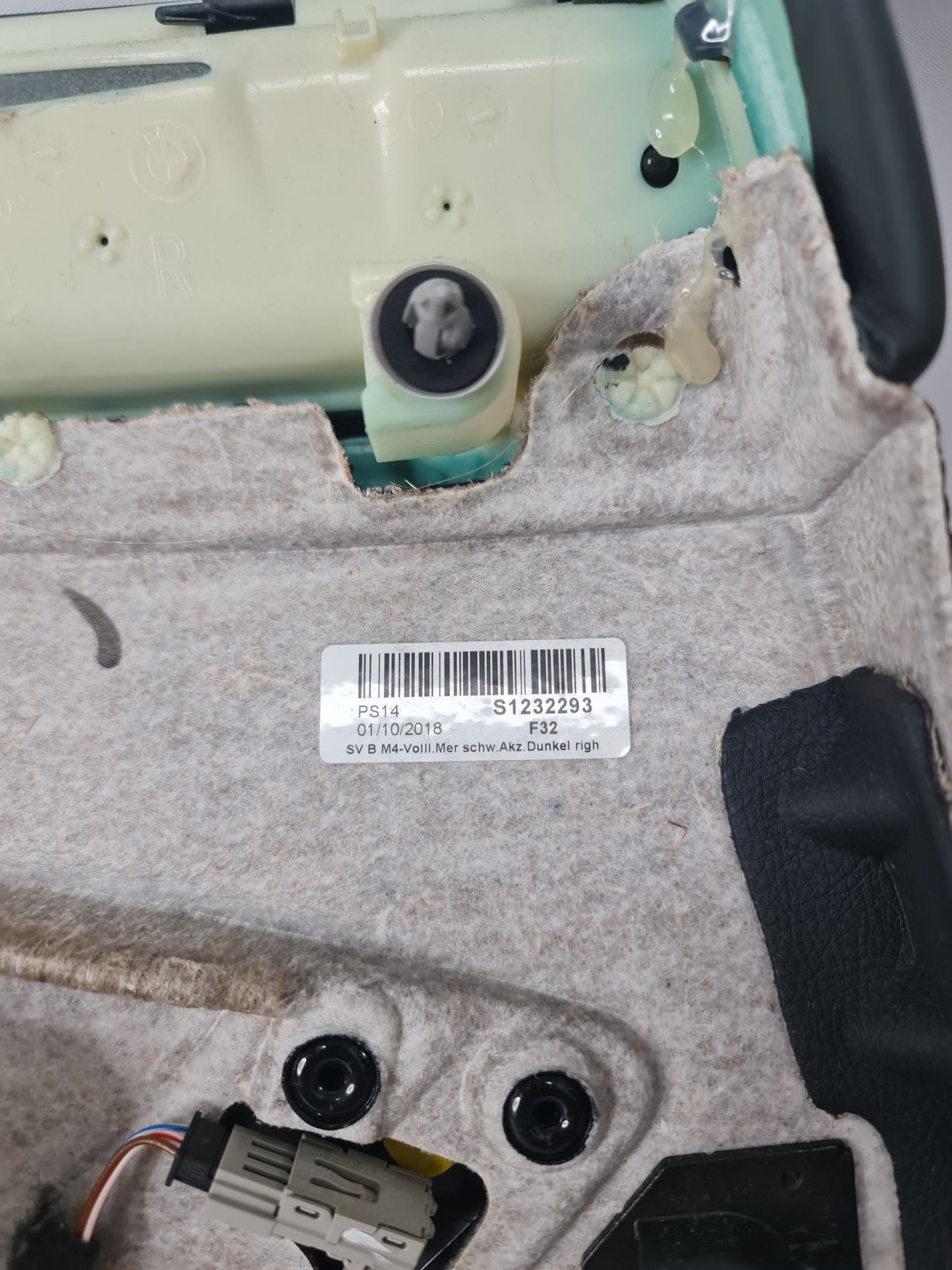 F82 M4 Rear Drivers Door Card - 97758301