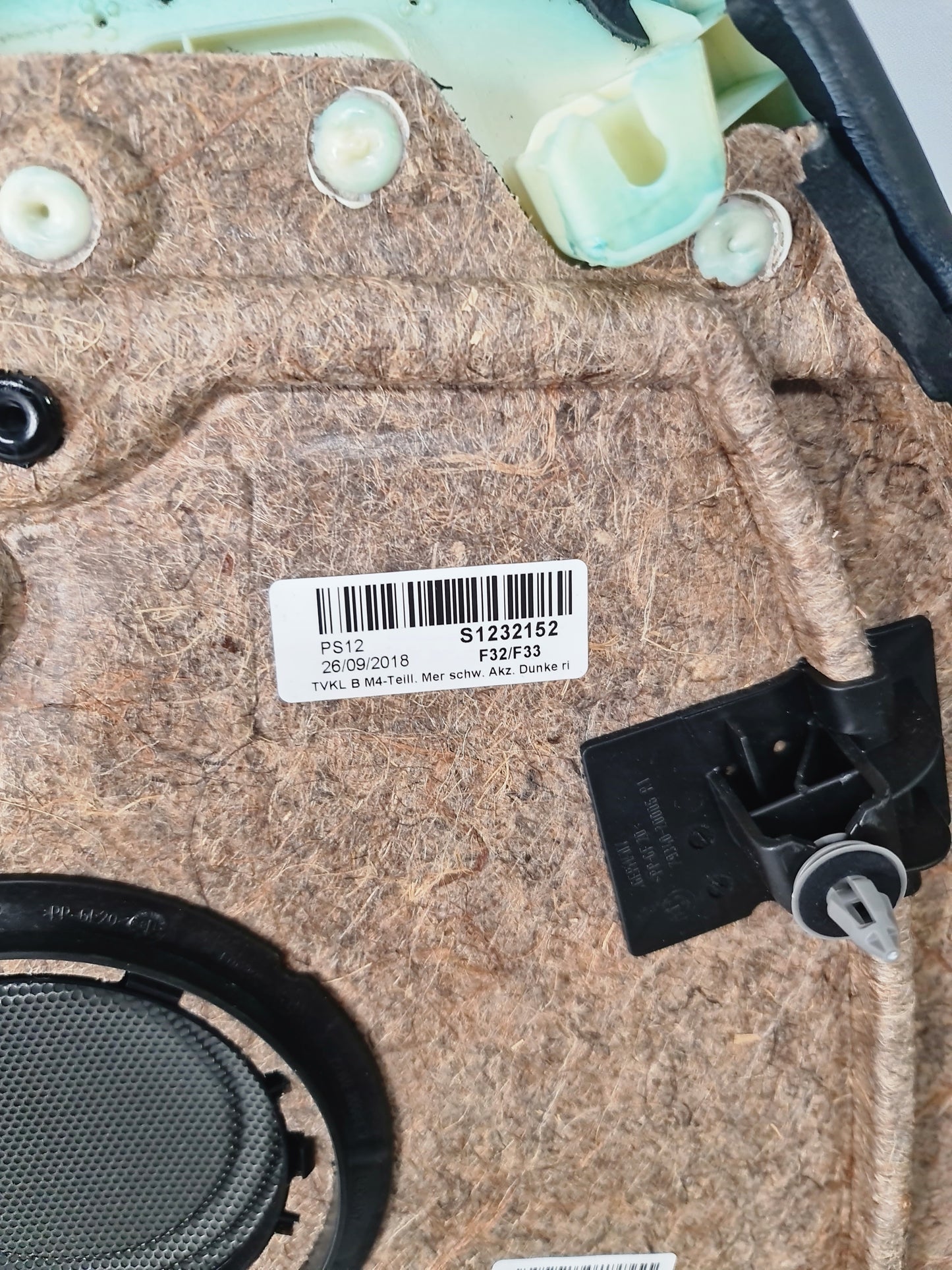 F82 M4 Drivers Door Card - 97758301