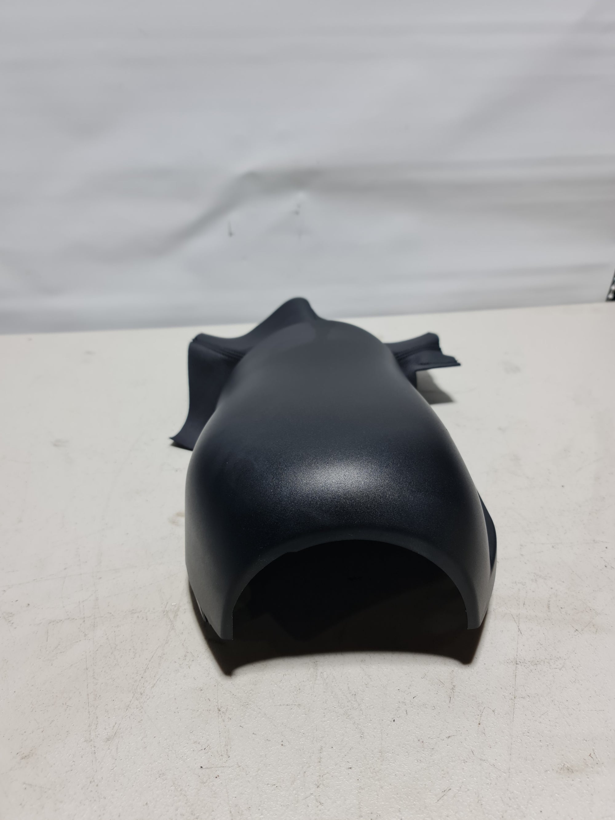 BMW F20 F22 F30 F31 F32 lower steering column cowl trim panel, model 9321841, close-up view of the bottom cover.