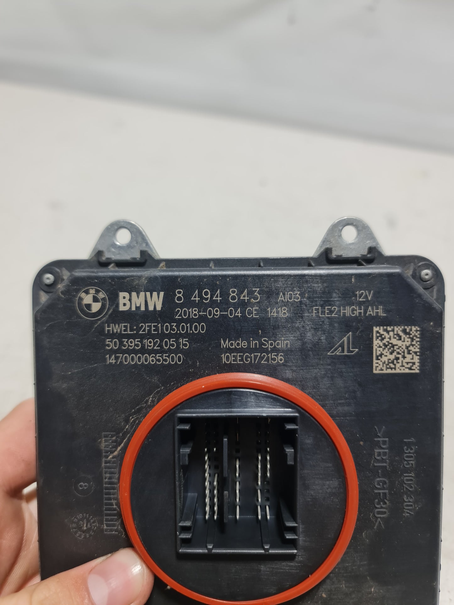 BMW M3 F80 2018 Headlight Control Unit 8494843 J202 - MPerformance.parts