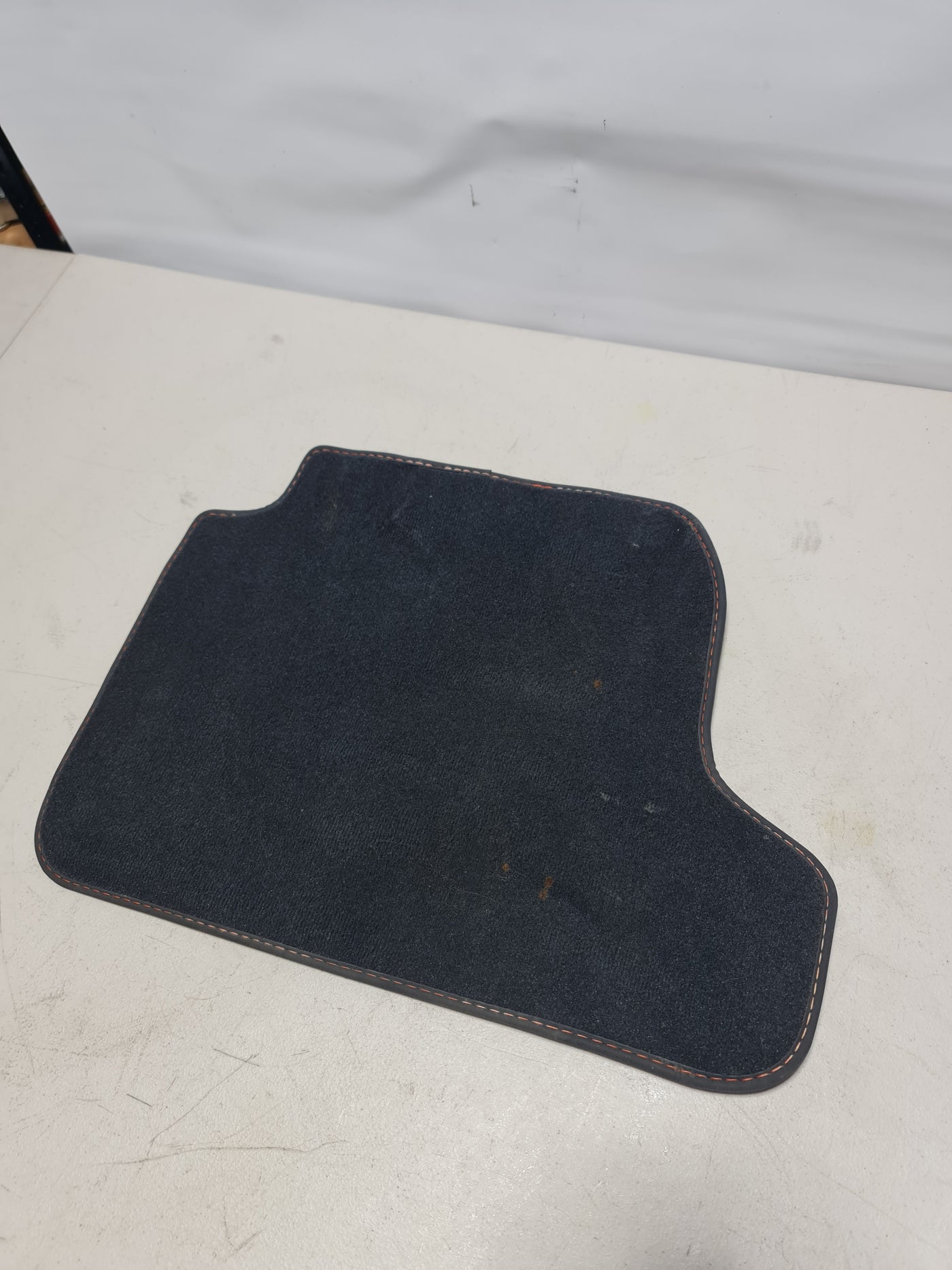 Rear Right F87 M2 Floor Mat Orange Stitching - MPerformance.parts