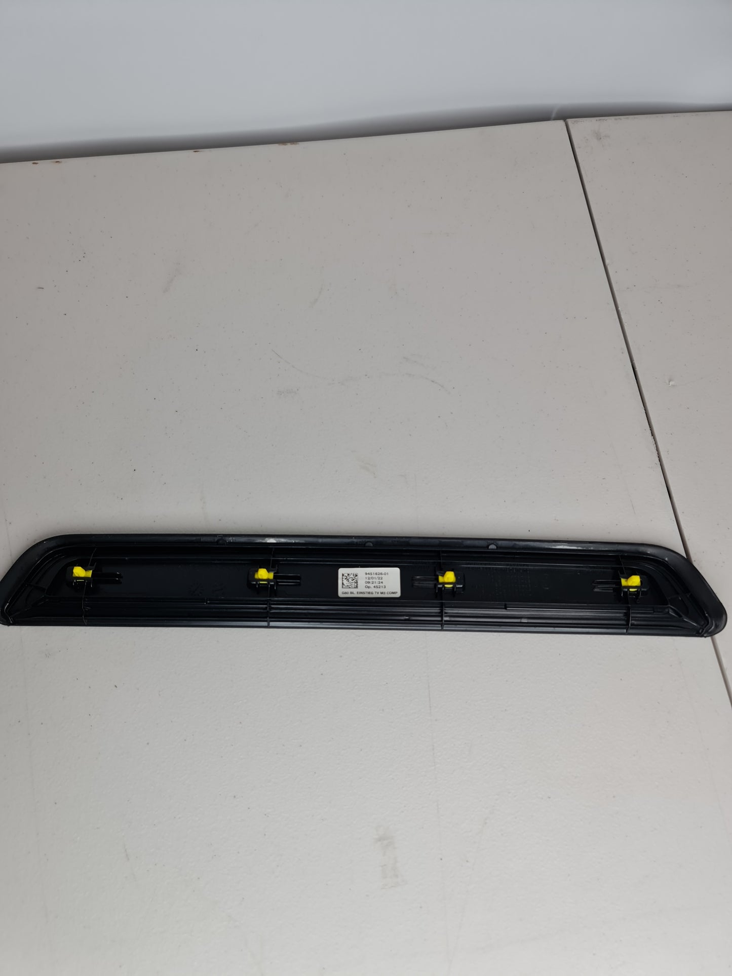 BMW G80 M3 COMPETITION OEM FRONT DOOR SILL KICK PLATE 9451626-01 - MPerformance.parts