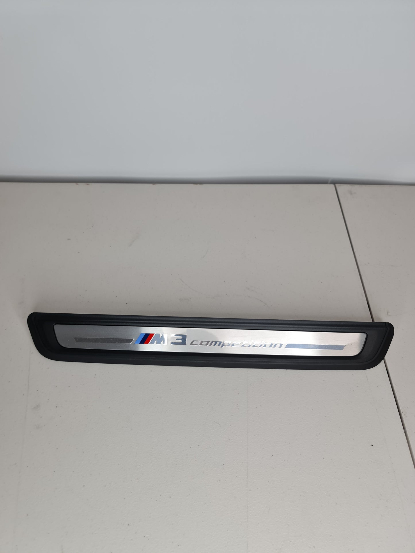 BMW G80 M3 COMPETITION OEM FRONT DOOR SILL KICK PLATE 9451626-01 - MPerformance.parts