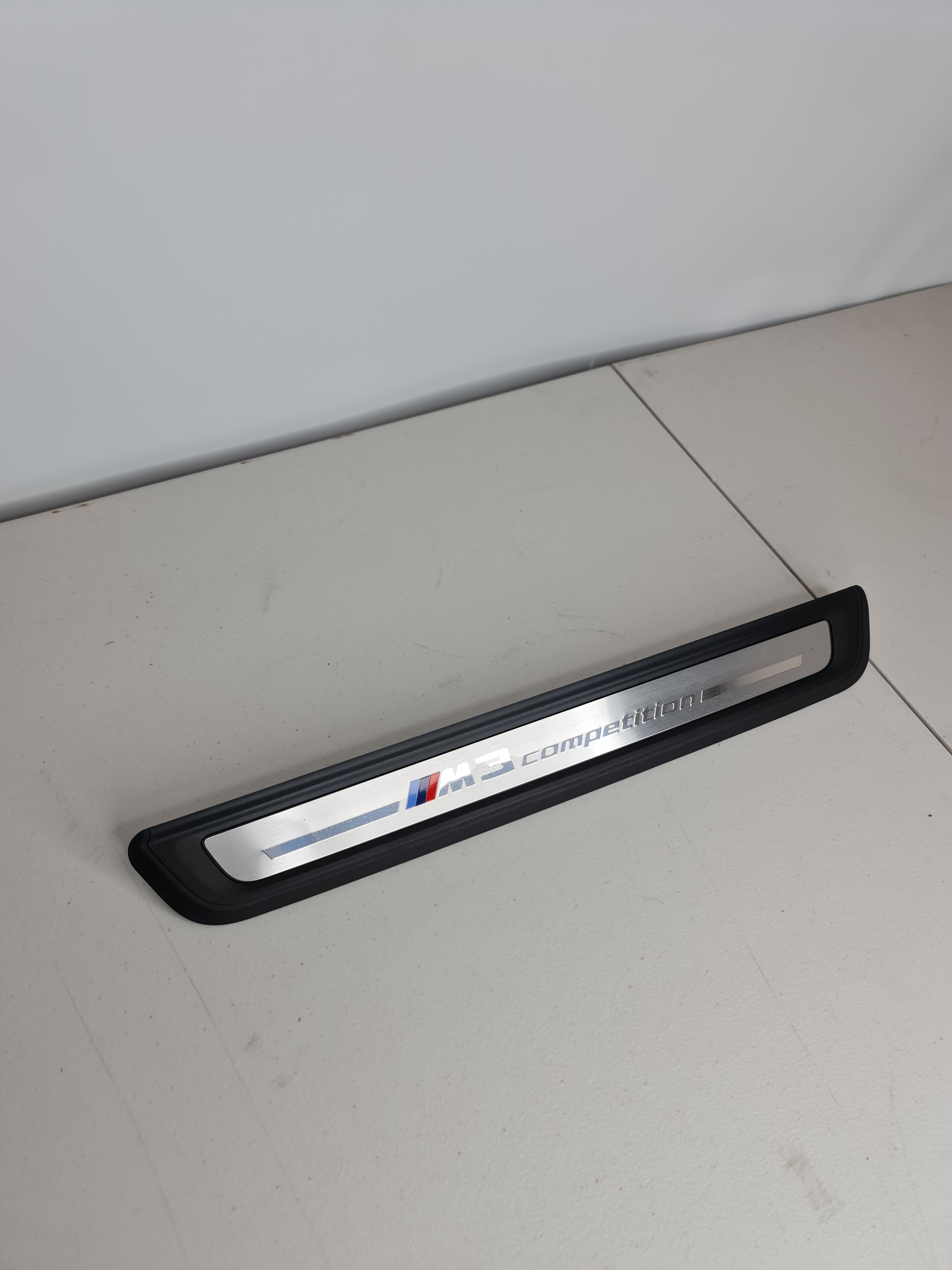 BMW G80 M3 COMPETITION OEM FRONT DOOR SILL KICK PLATE 9451626-01 - MPerformance.parts