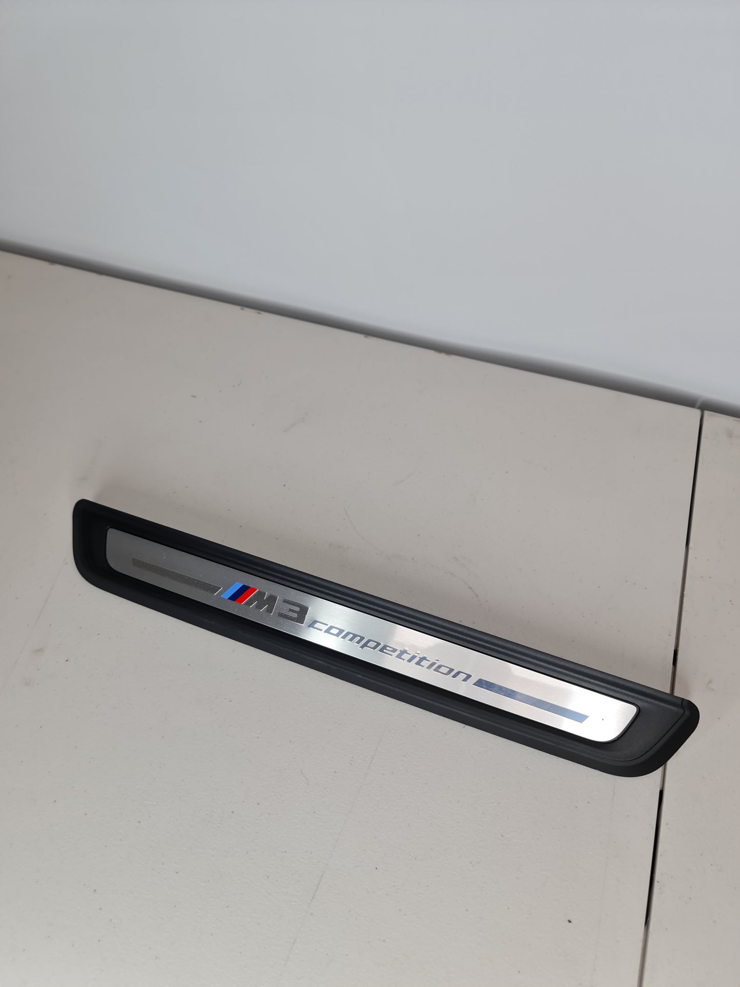 BMW G80 M3 COMPETITION OEM FRONT DOOR SILL KICK PLATE 9451626-01 - MPerformance.parts